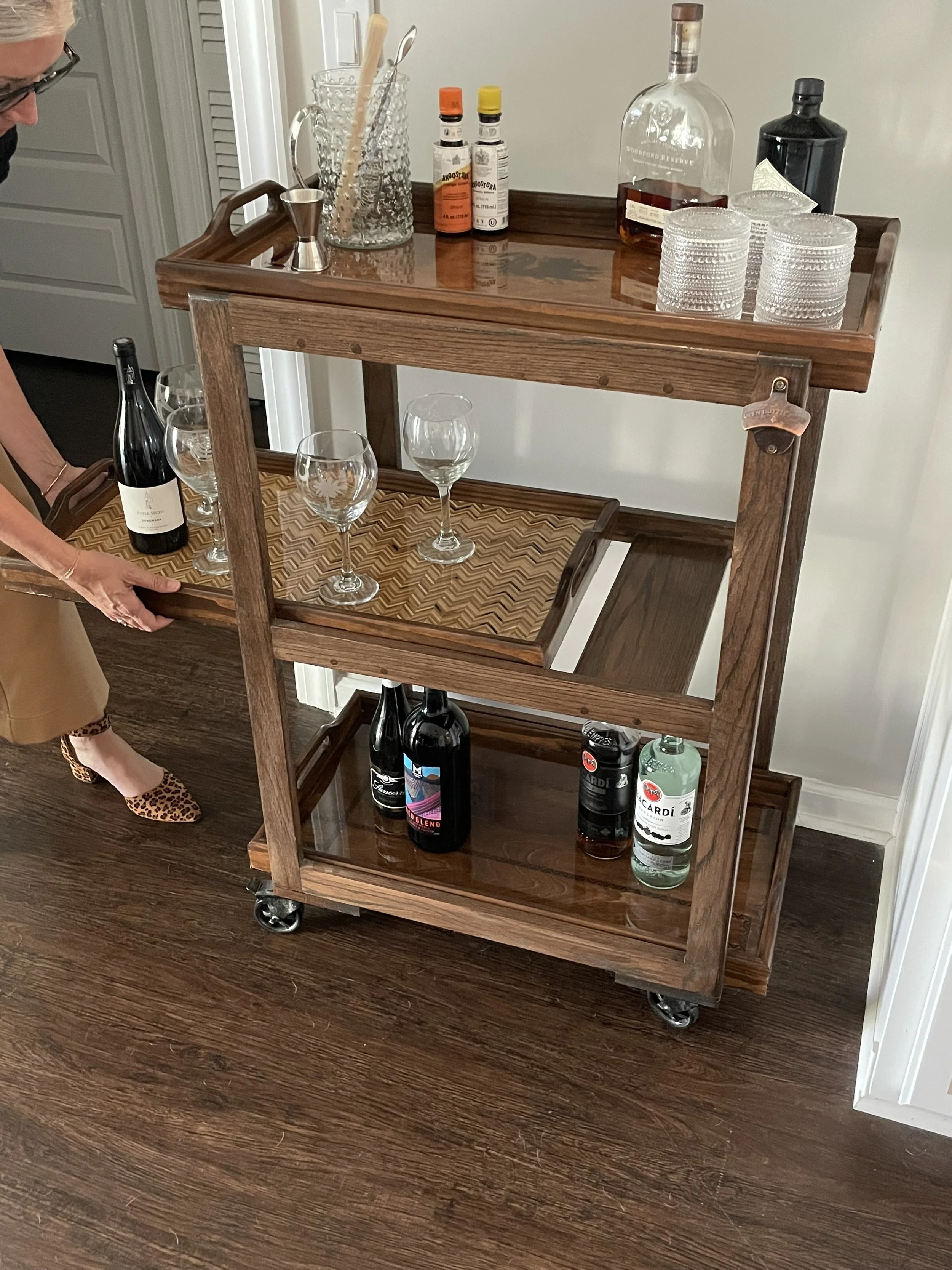 The Riley Bar Cart