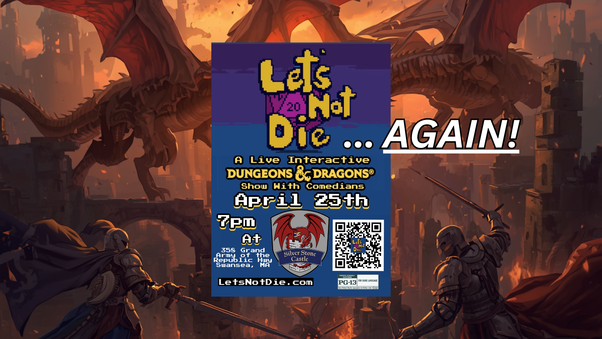 "Let's Not Die".... AGAIN!!!!