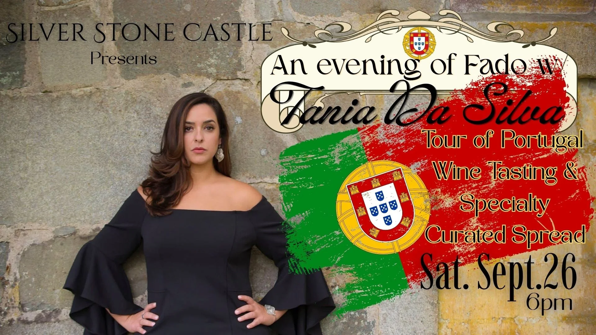 An Evening of Portuguese Fado w/ Tania Da Silva & Wine Tasting Event