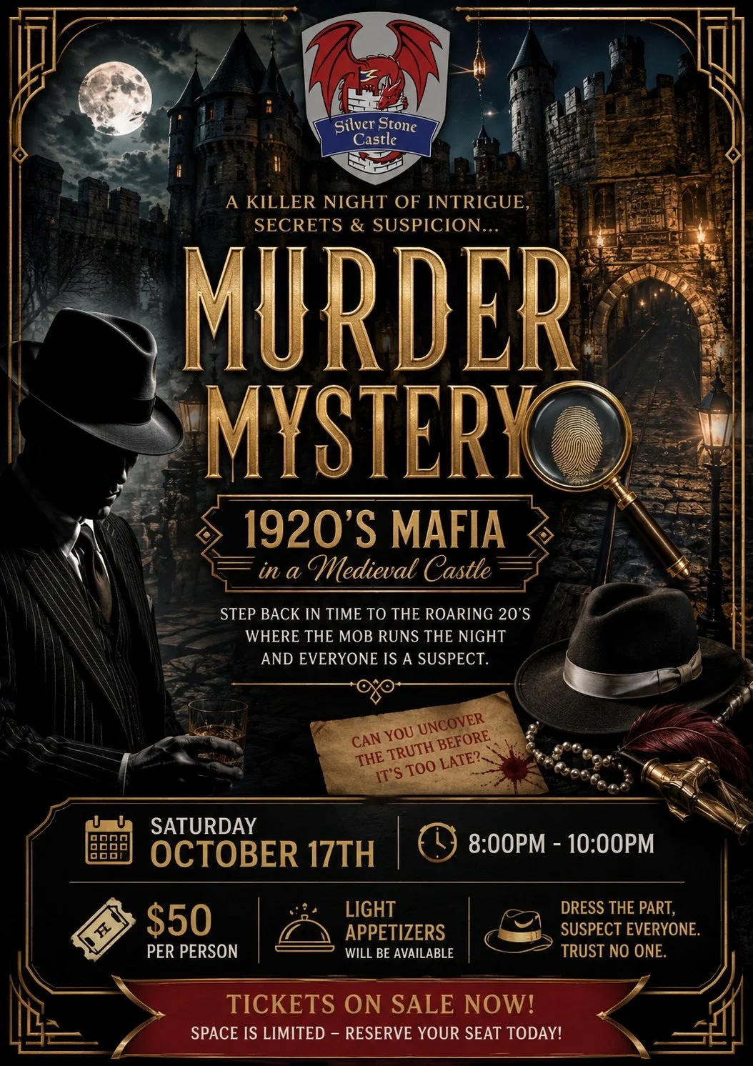 Murder Mystery at Silver Stone Castle