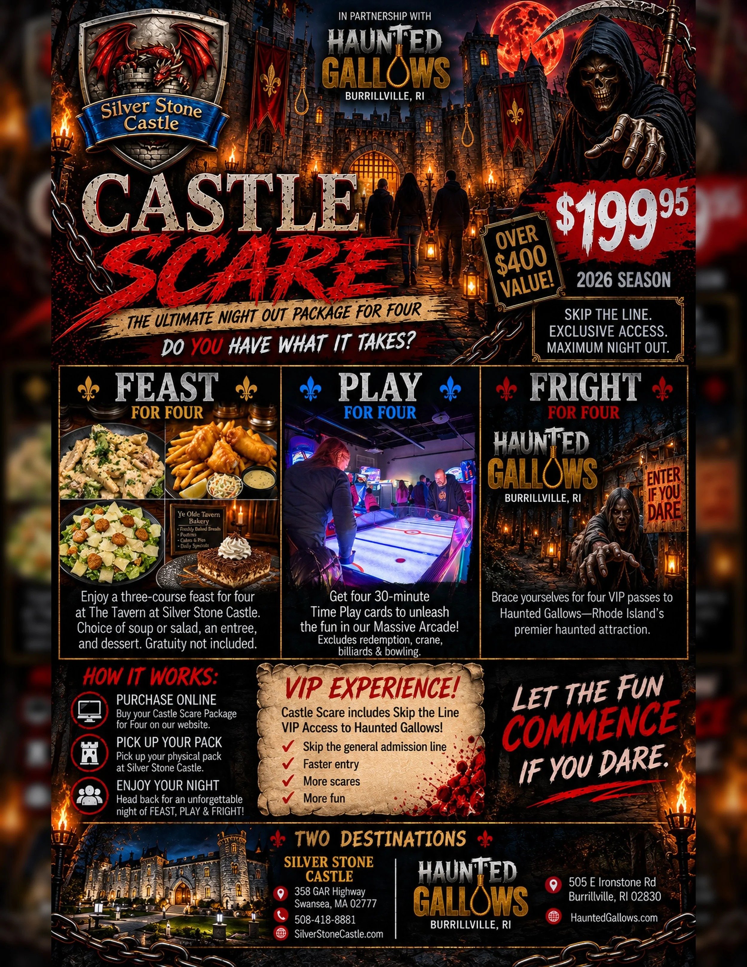 Castle & Scare: Feast & Fright — Sun Sept 20
