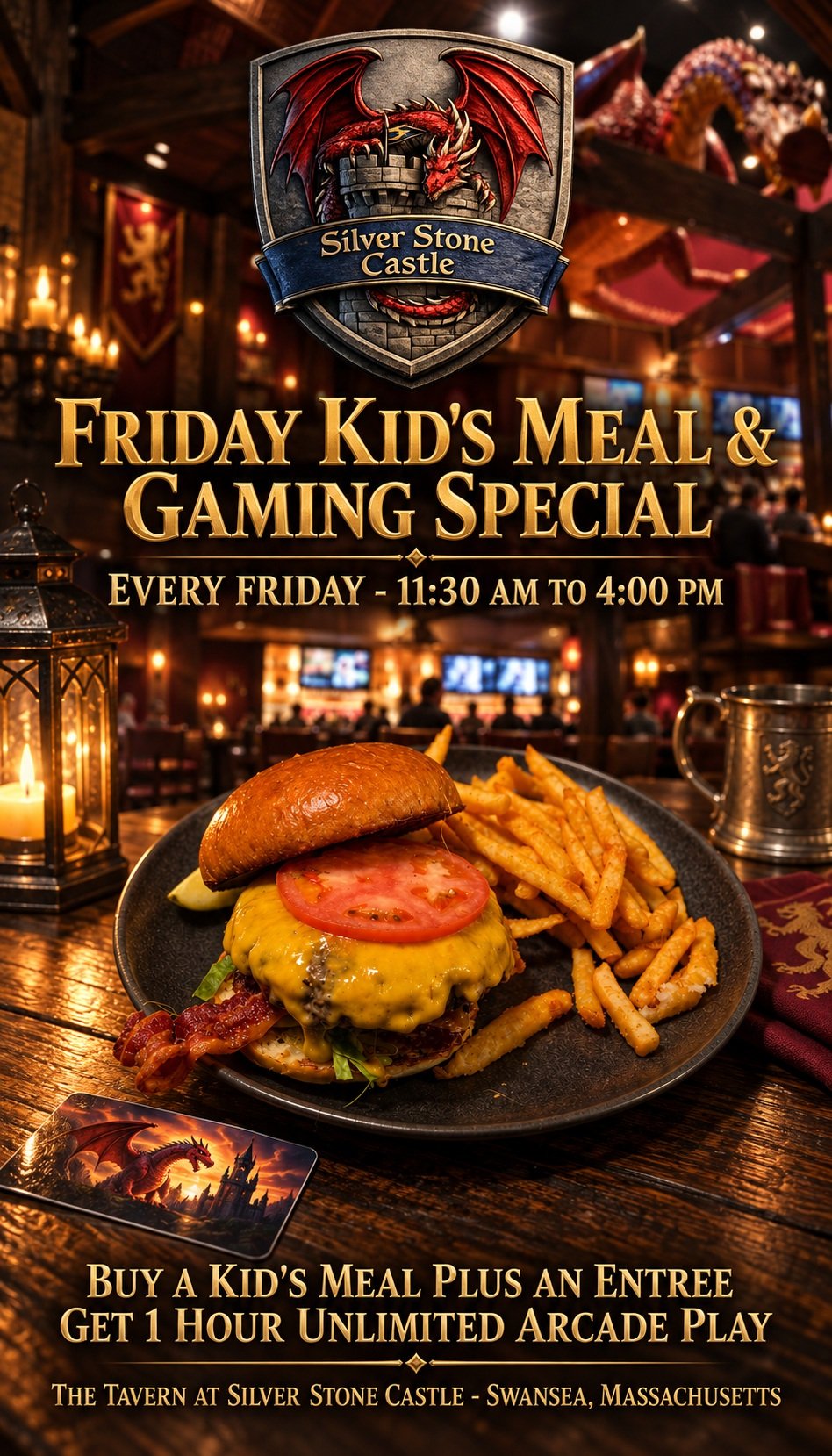 Friday Kid's Meal & Gaming Special