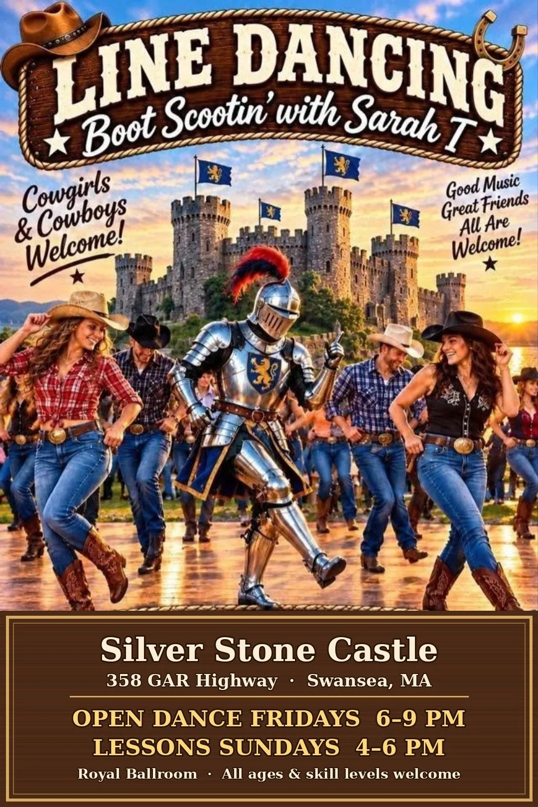 Line Dancing Lessons with Sarah T — Royal Ballroom