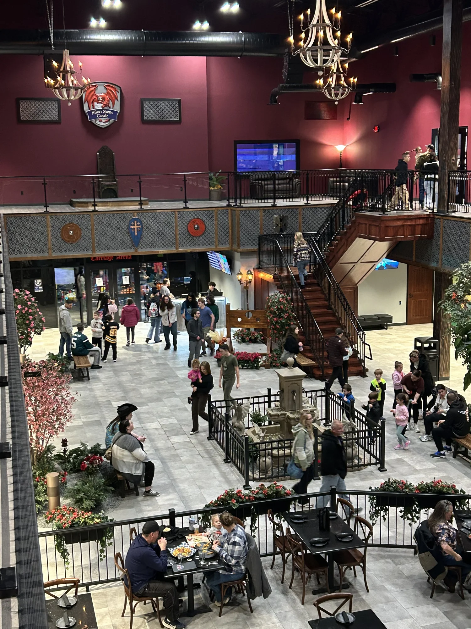 The staircase hall