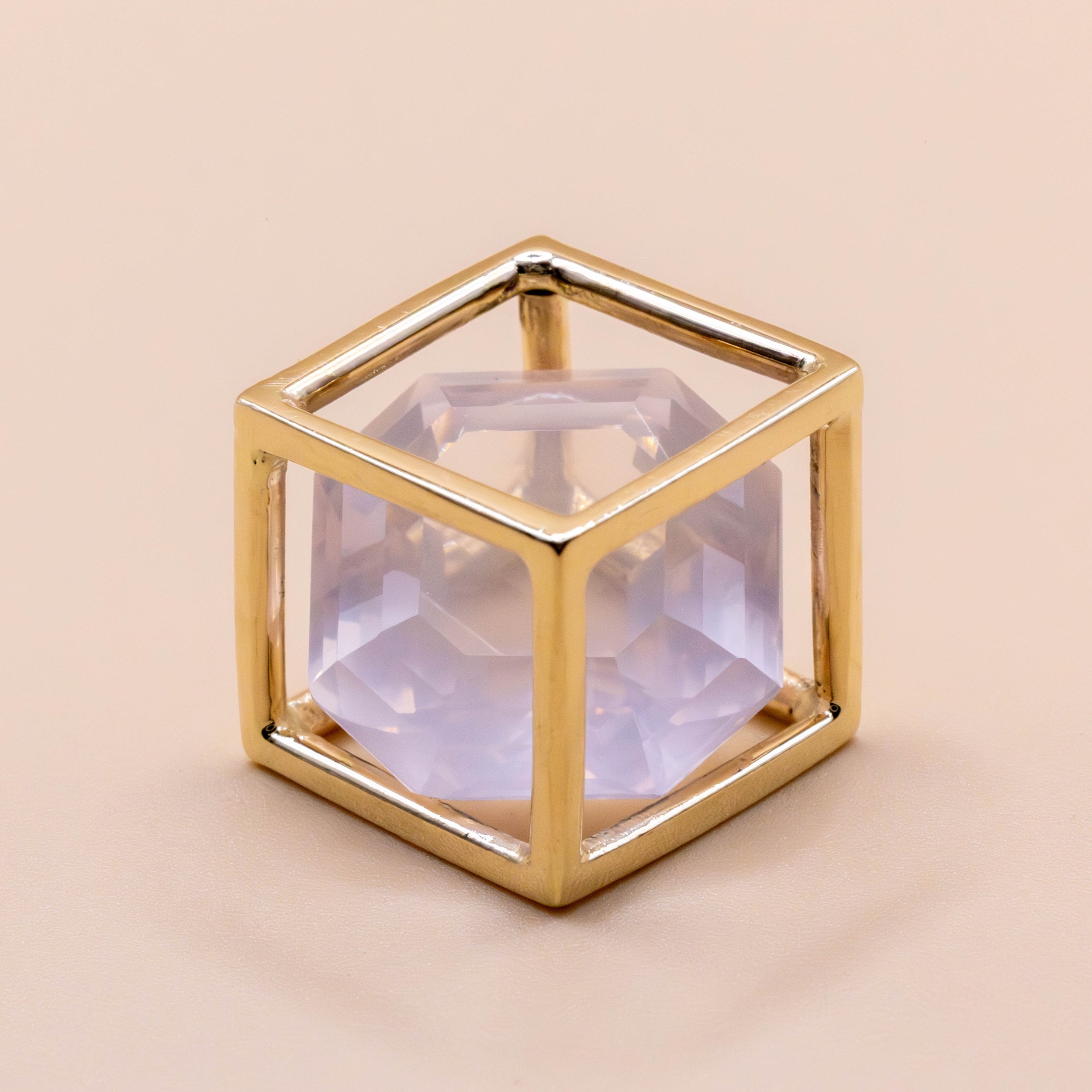 Psionic Cube - 14K Gold