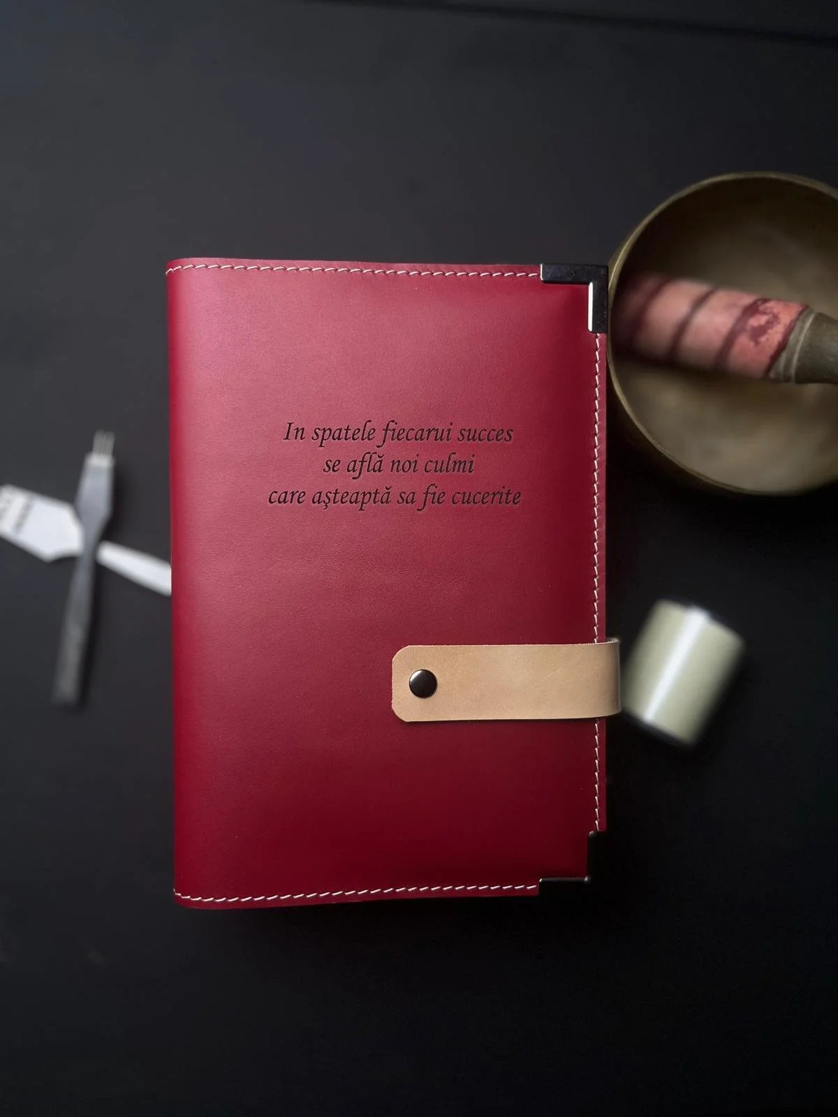 Reusable Leather Agenda Cover