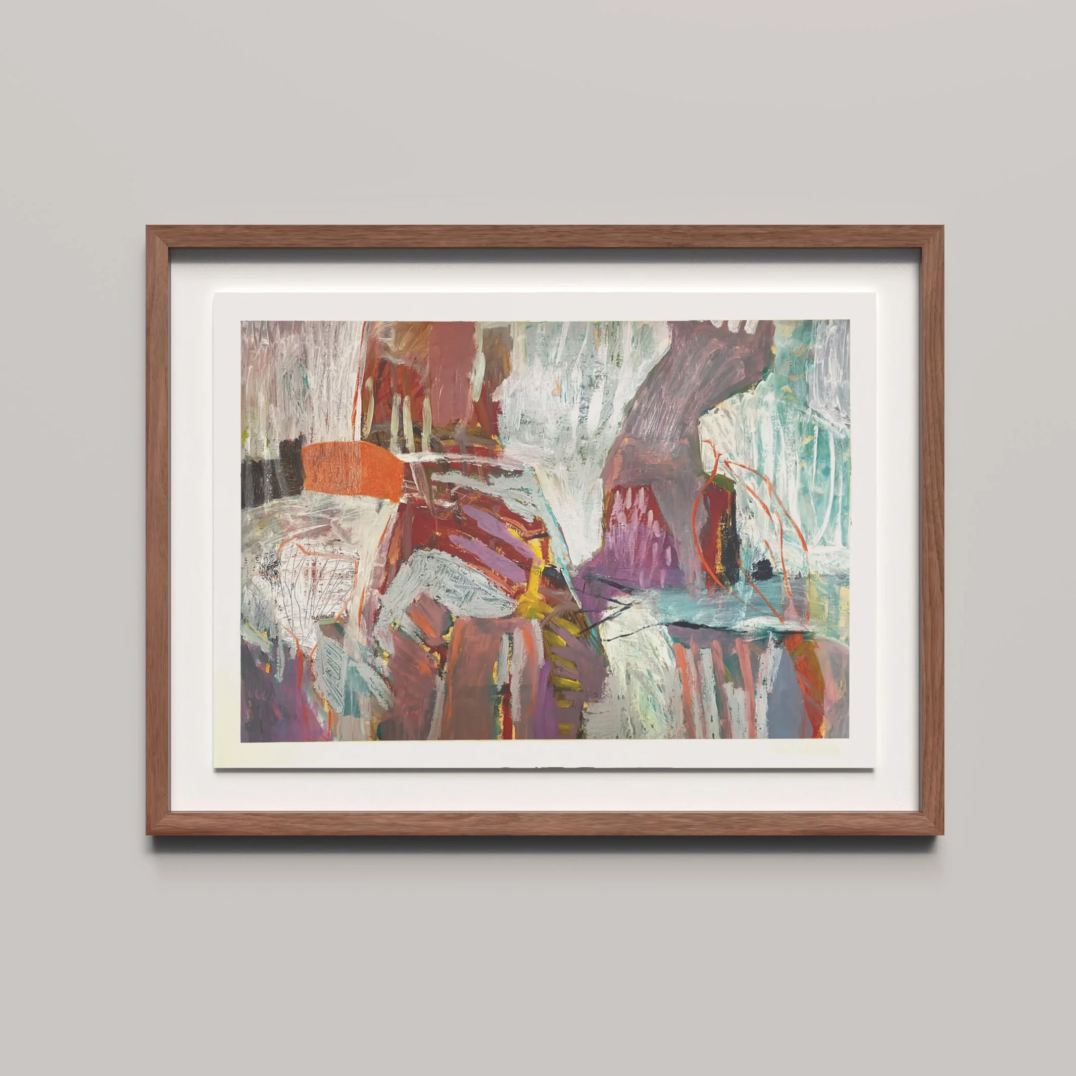 SOLD - Bicycle and Pedestrian Entry,
Oil on Paper, 85 x 61cm