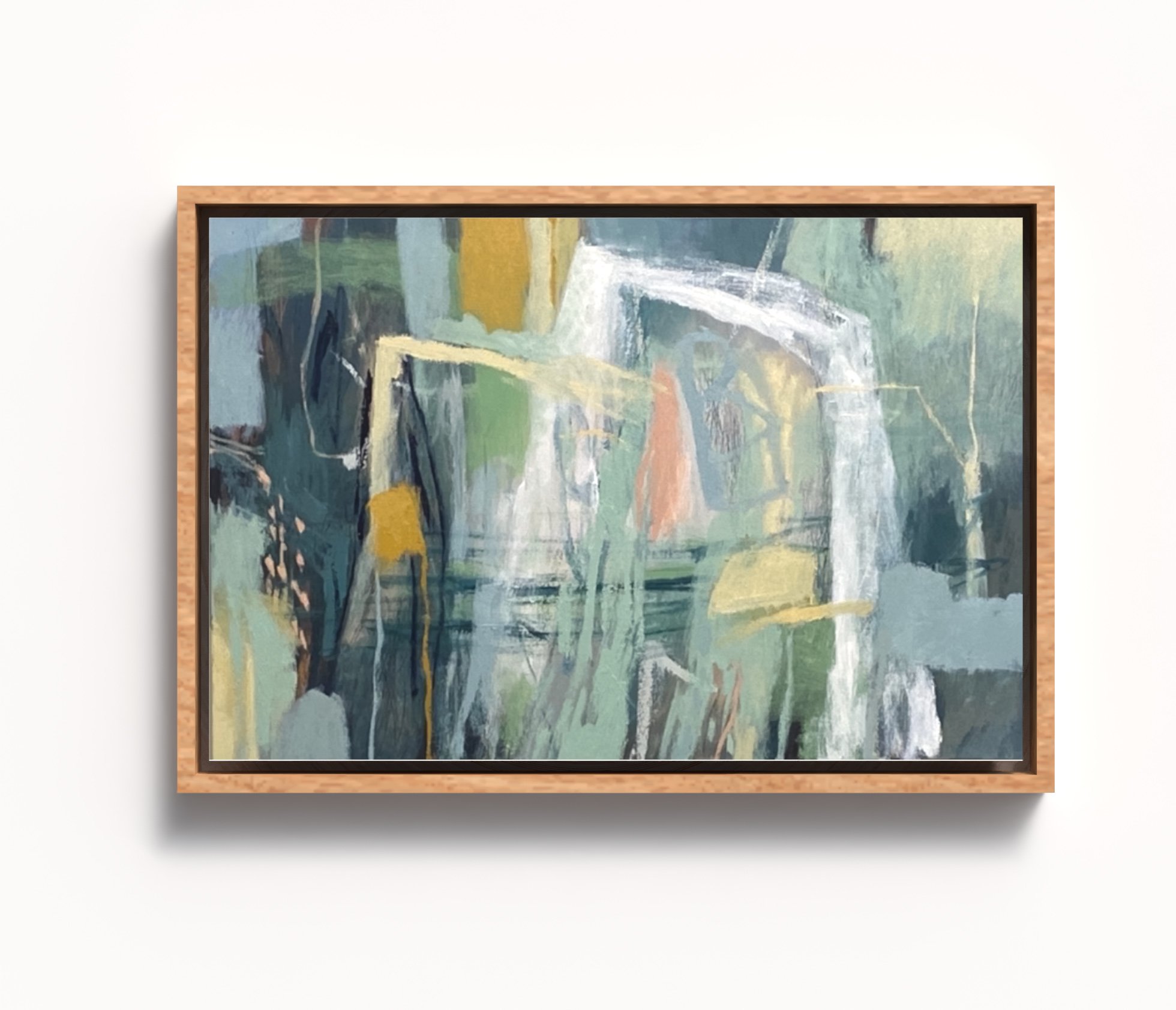 Over the line, Oil on Polycotton Canvas, 30.5 x 45.7 cm, SOLD