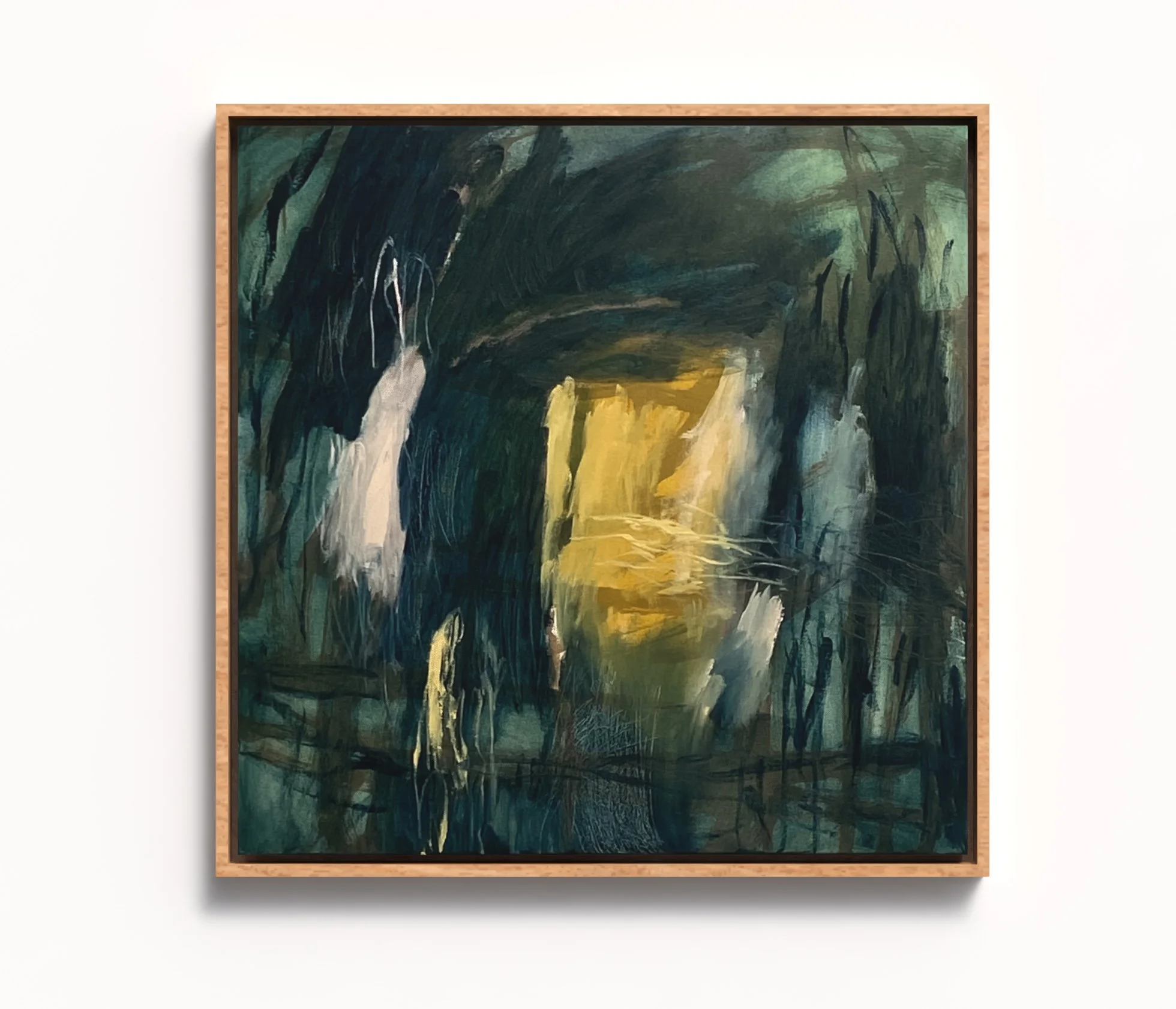 Studio Light #1, Oil on Polycotton Canvas, 60 x 60 cm, $1,100