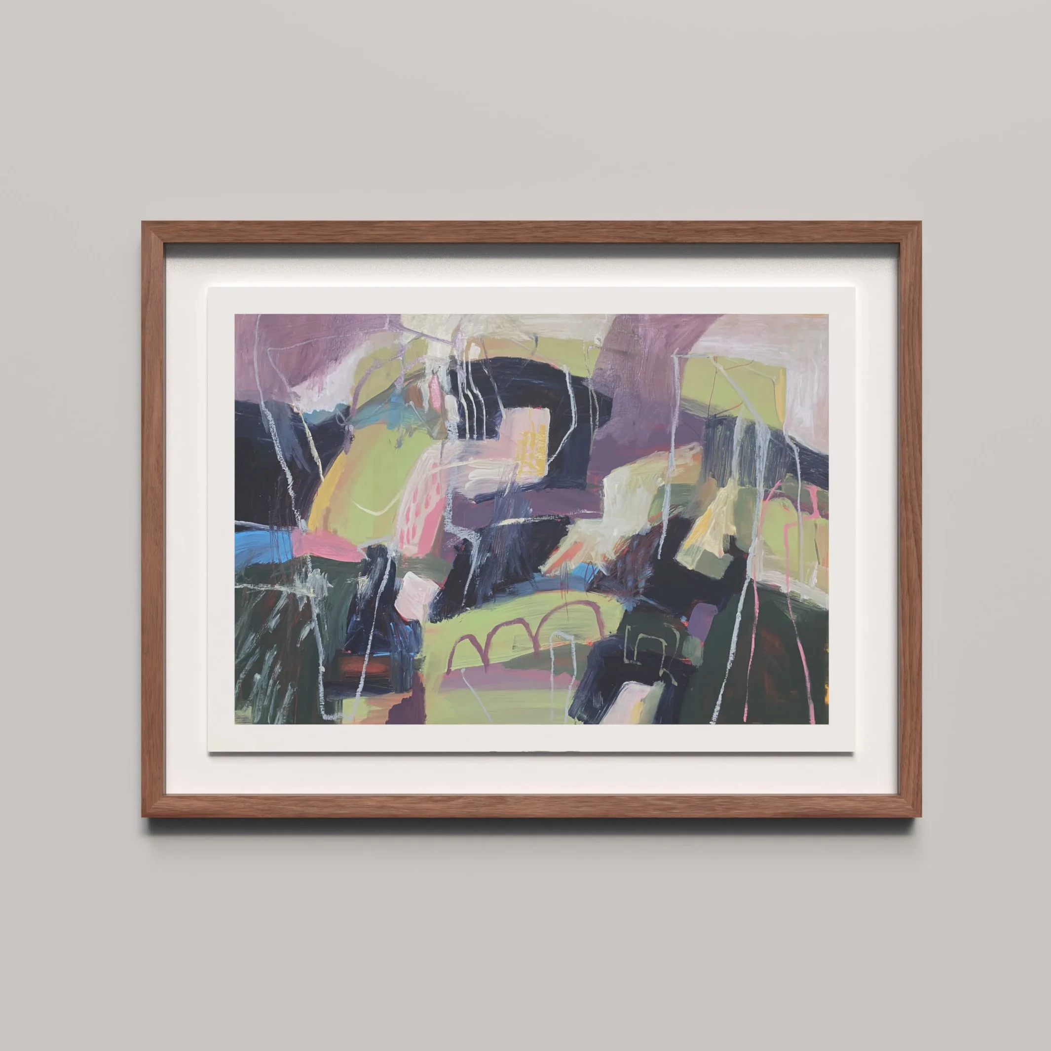 Turn Left at The Junction,
Oil on Paper, 85 x 61cm