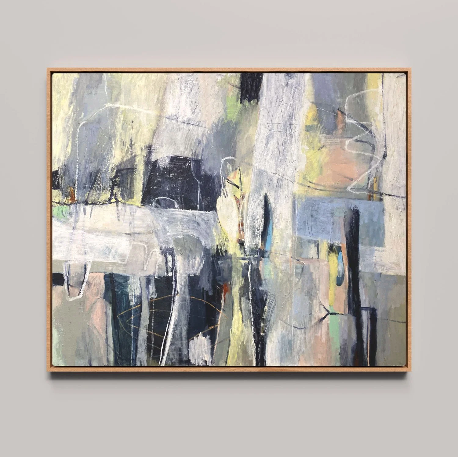 Phishing, 
Oil on Linen, 117 x 97cm