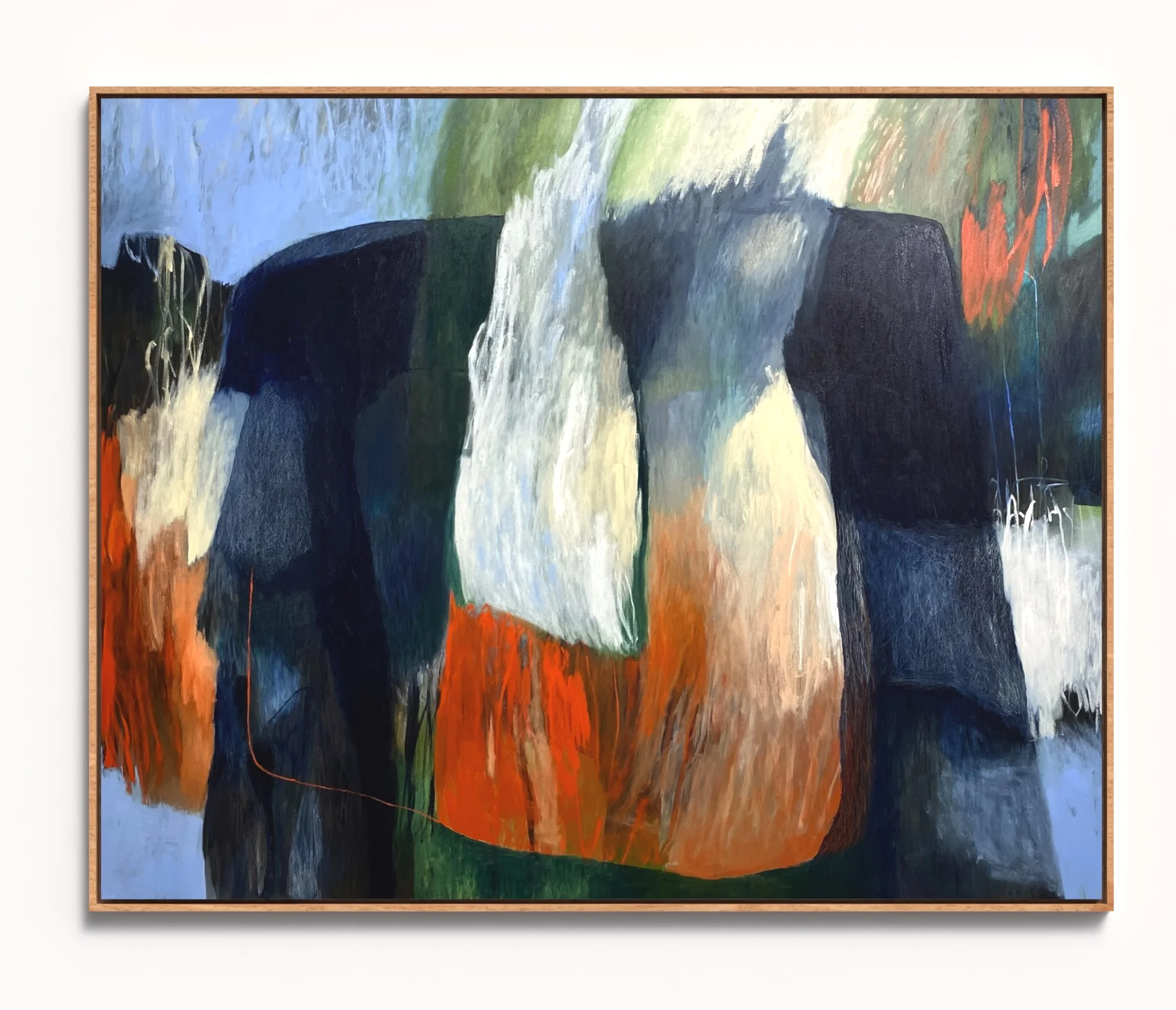 Then and Now, Oil on Linen, 125 x 150 cm SOLD