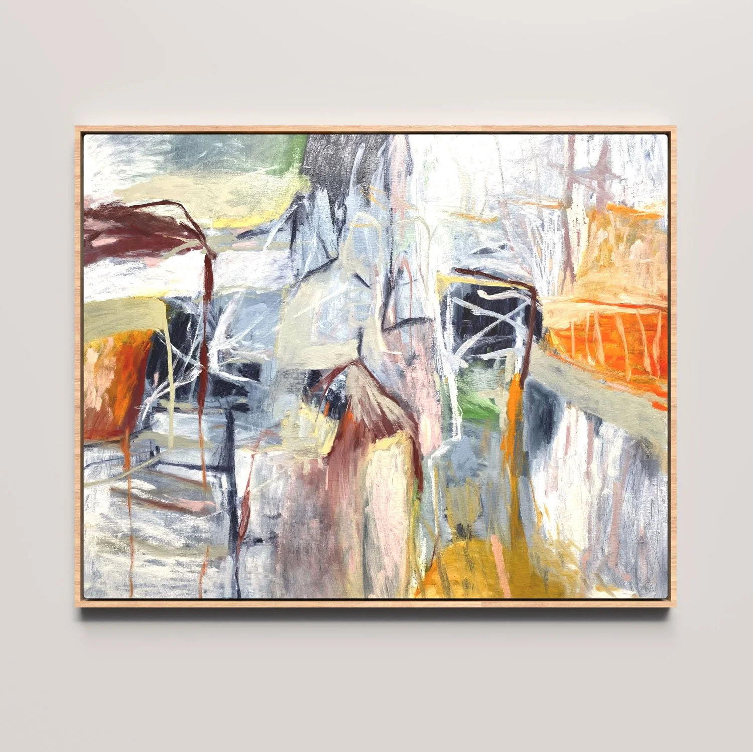 Incomplete Thought,     Oil on Linen,     122 x 97cm                       