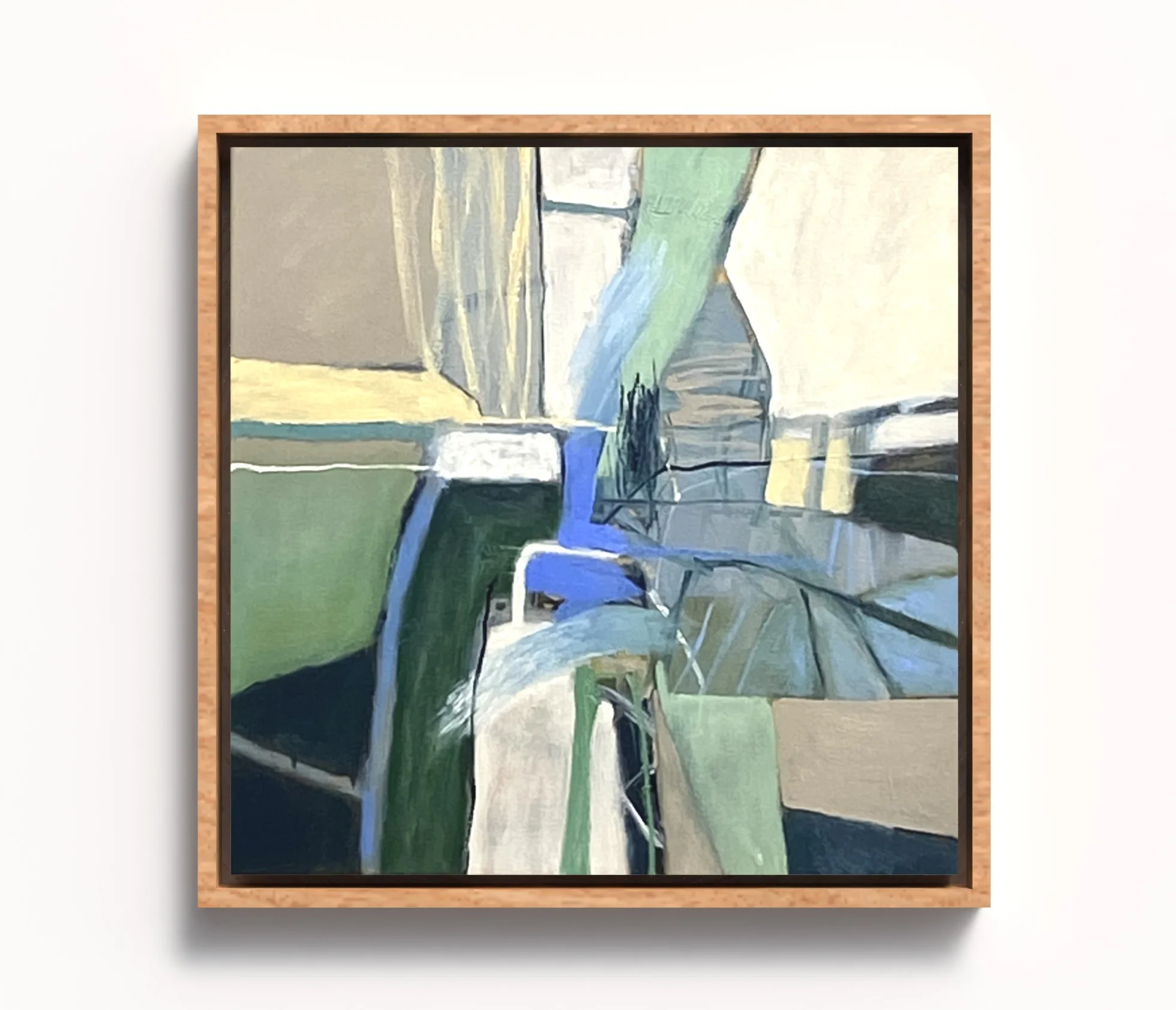 Under Construction, Oil on Polycotton Canvas, 40 x 40cm, $920