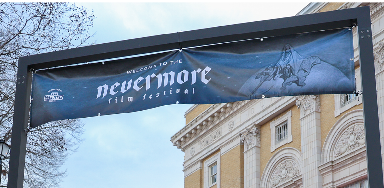 Nevermore Film Festival Vinyl Banner