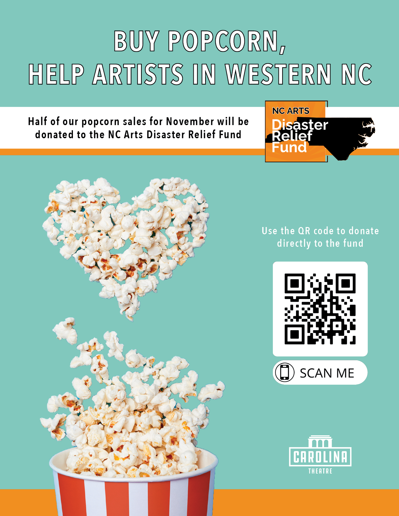 NC Arts Disaster Relief Fund Collaboration | 8.5" x 11"