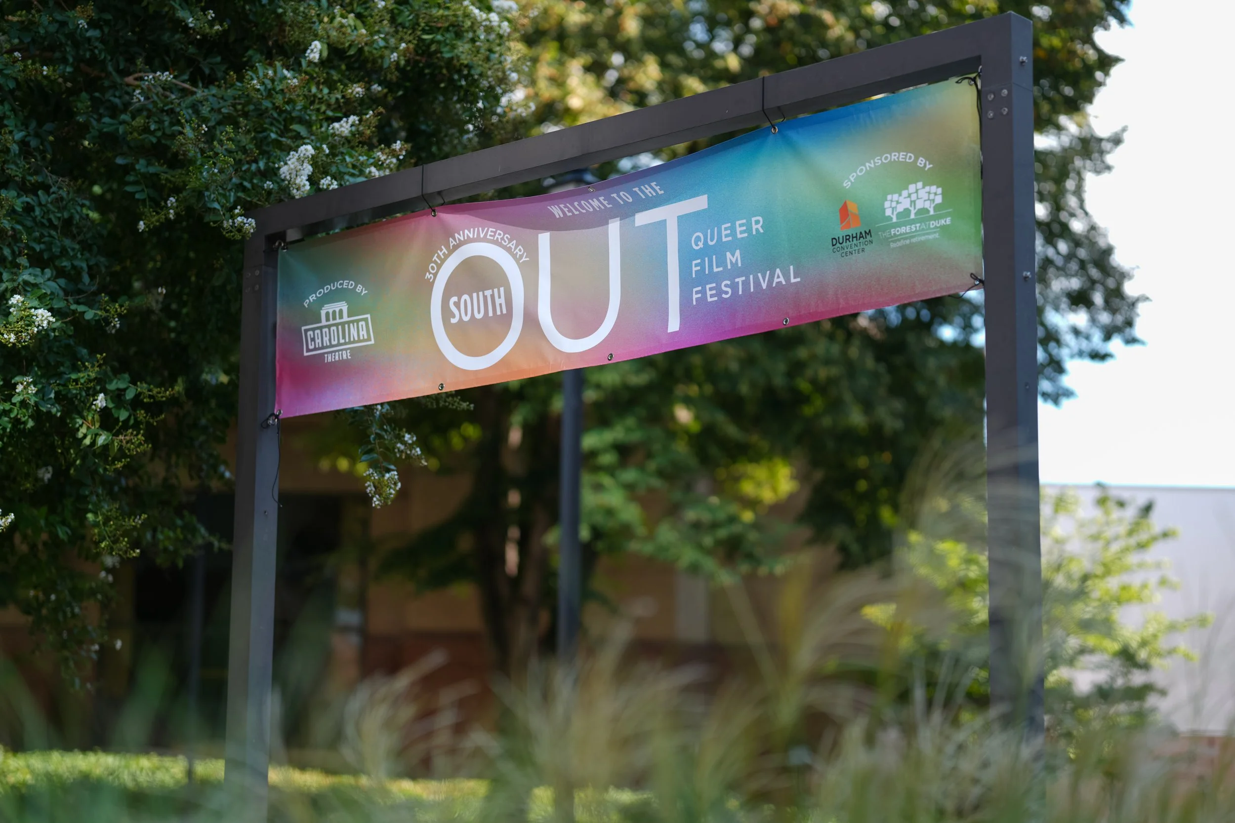 2025 OUTSOUTH Film Festival Vinyl Banner