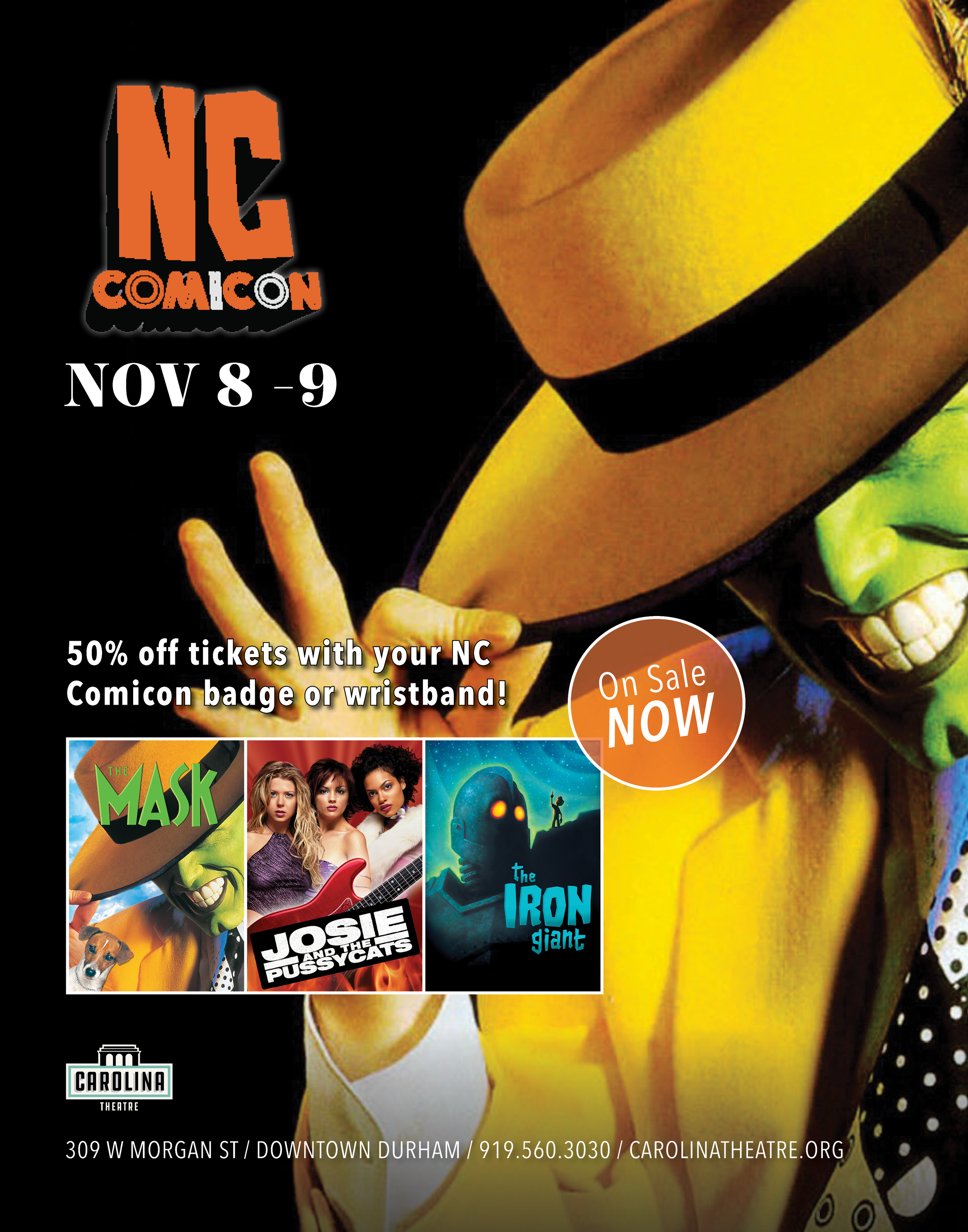 2025 NC Comicon | 22" x 28"