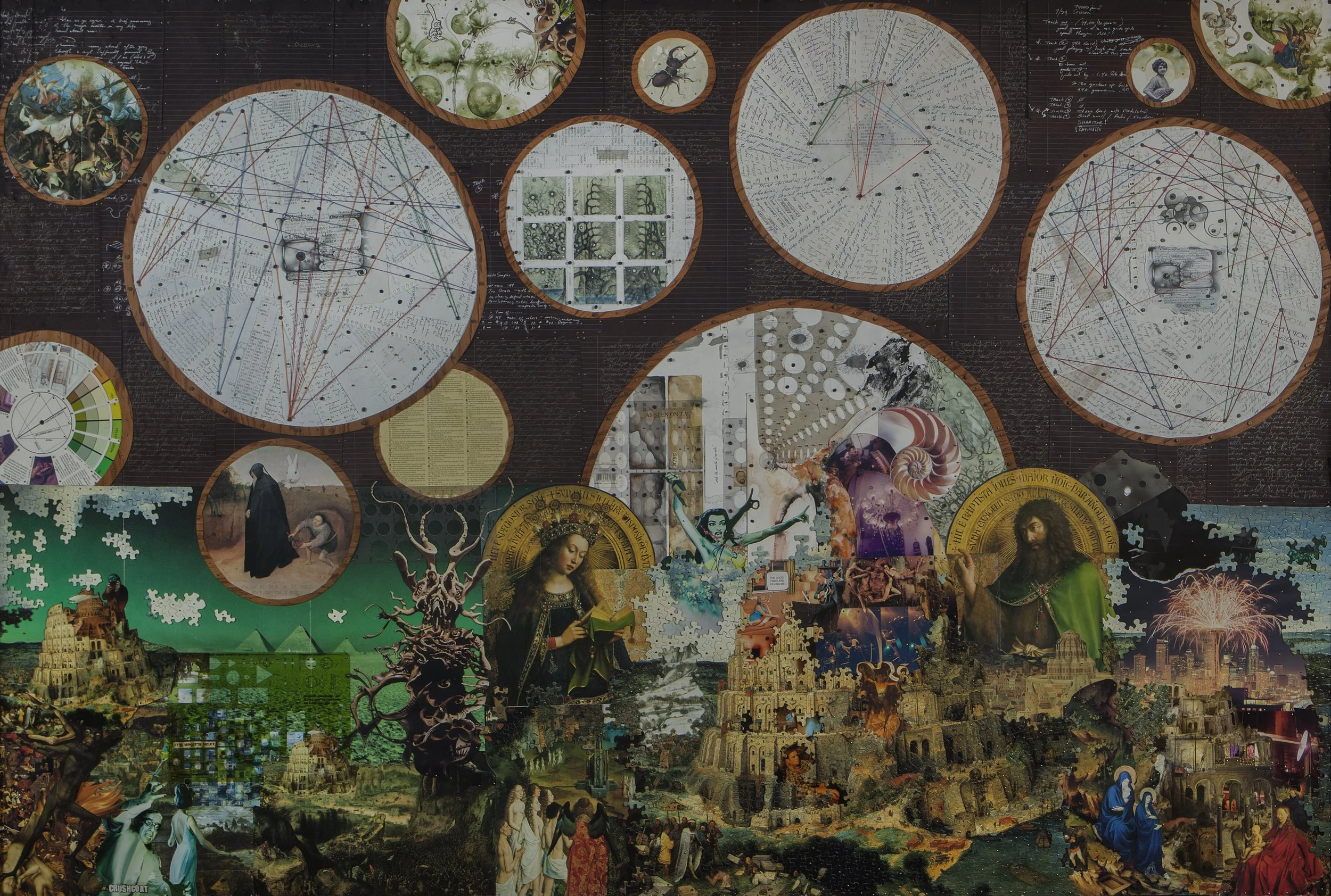 Ivory Tower Of Babel - 2007, 48 x 72
