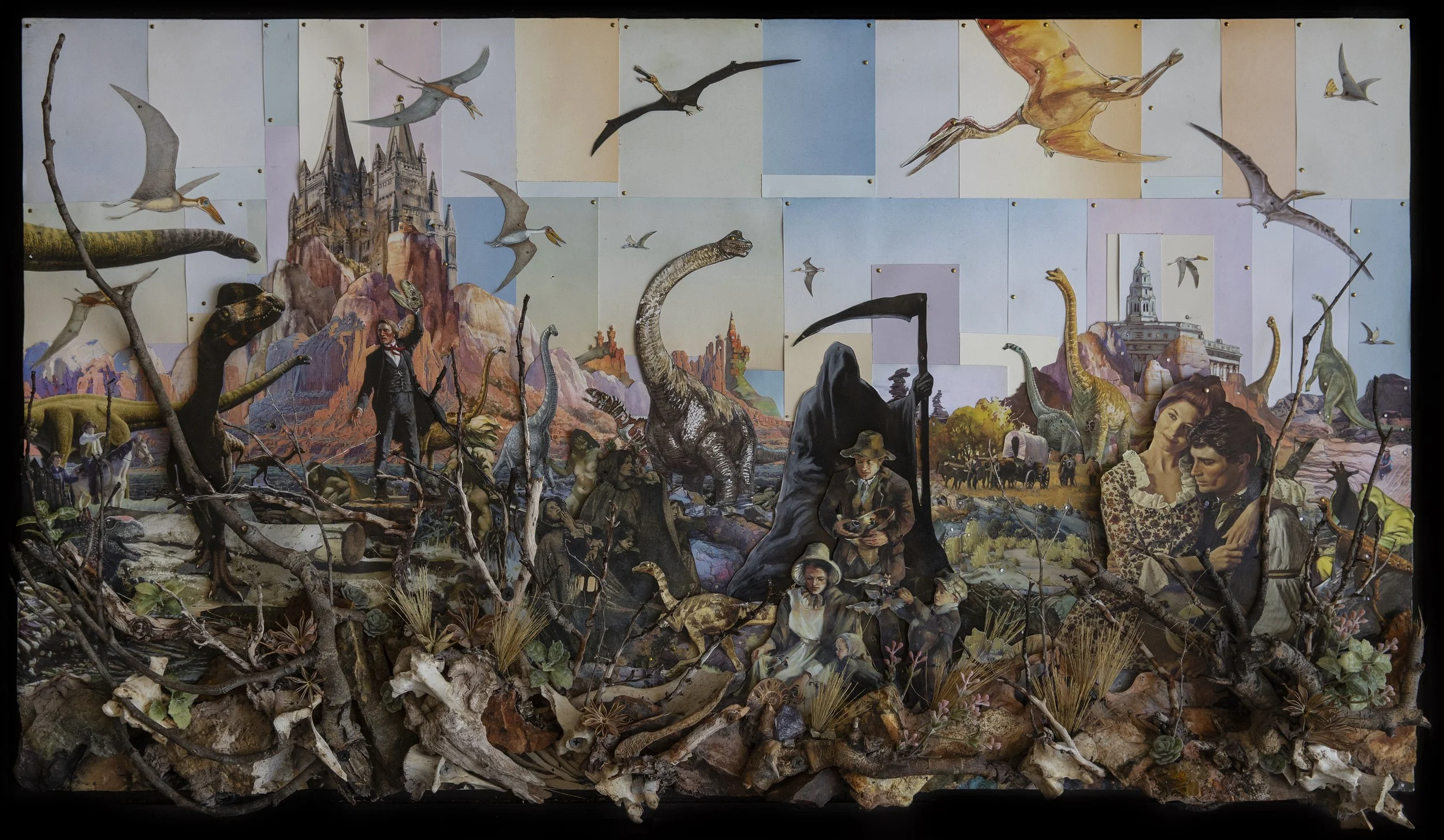 Life and Death in the Valley of Shadows - 2019, 19 x 36