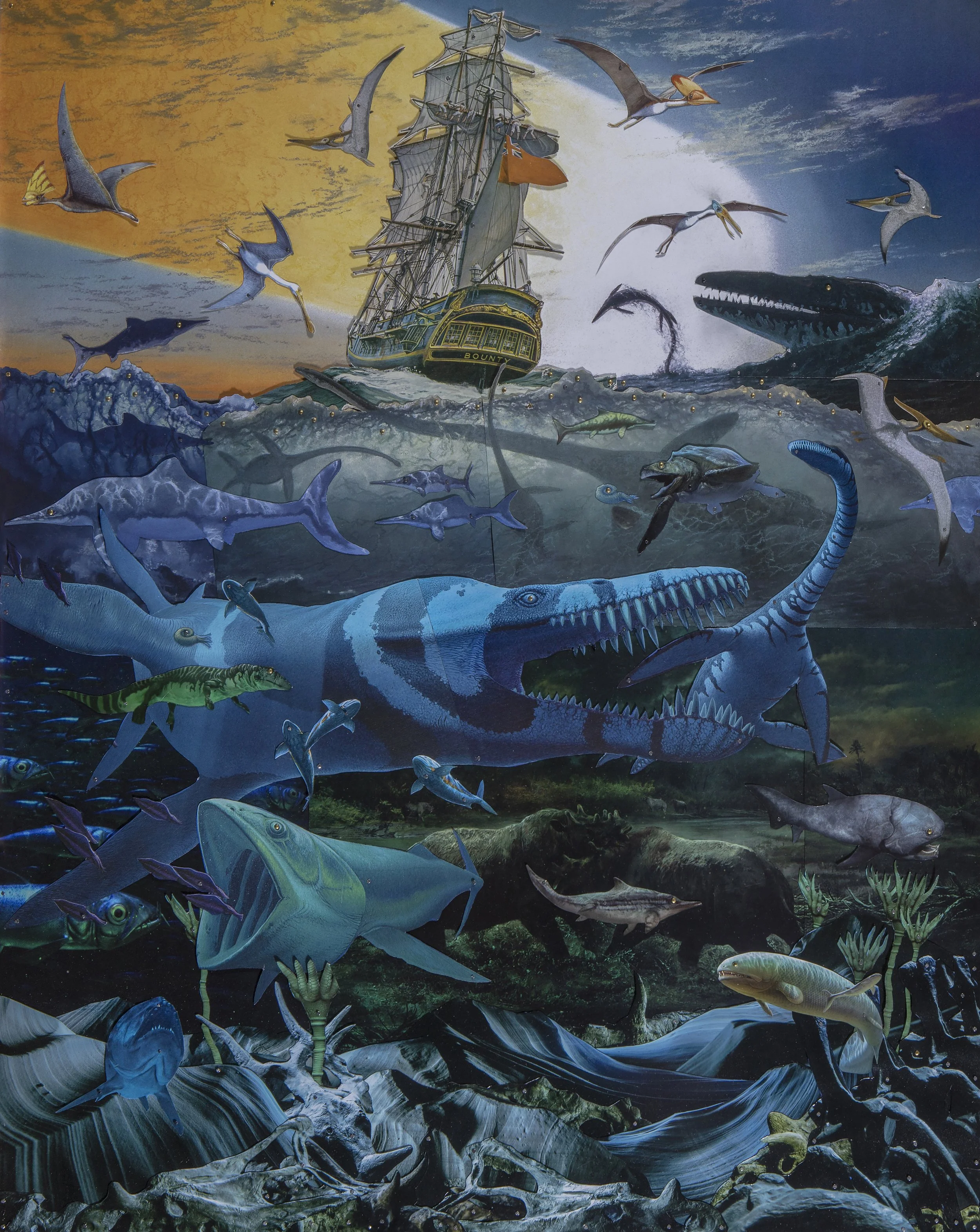 Navigational Hazards On The Sea Of Madness - 2018, 29 x 23