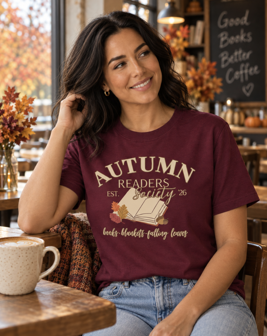 Fall Autumn Readers Society T-Shirt
