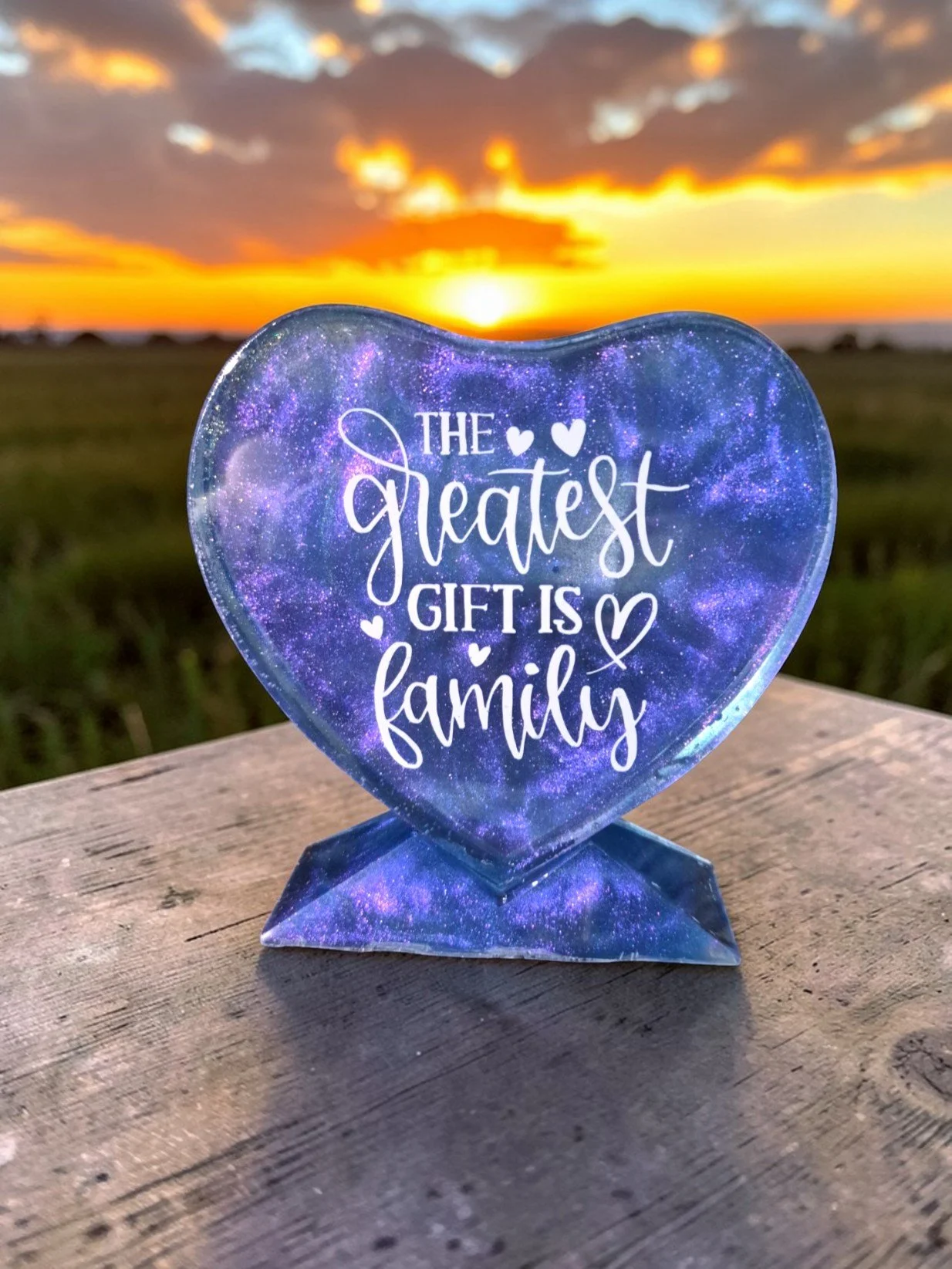 Solid  Customized Hearts- Small