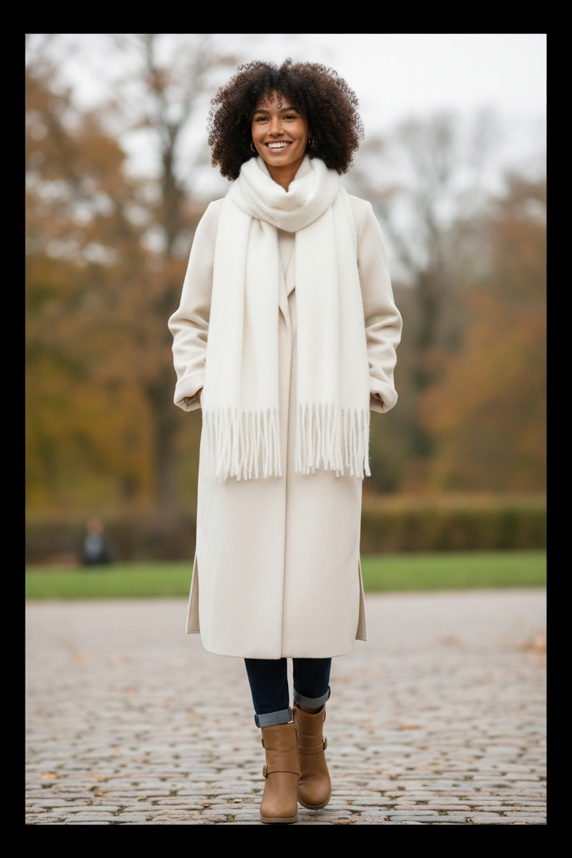 Elegant Cashmere Blend Scarf