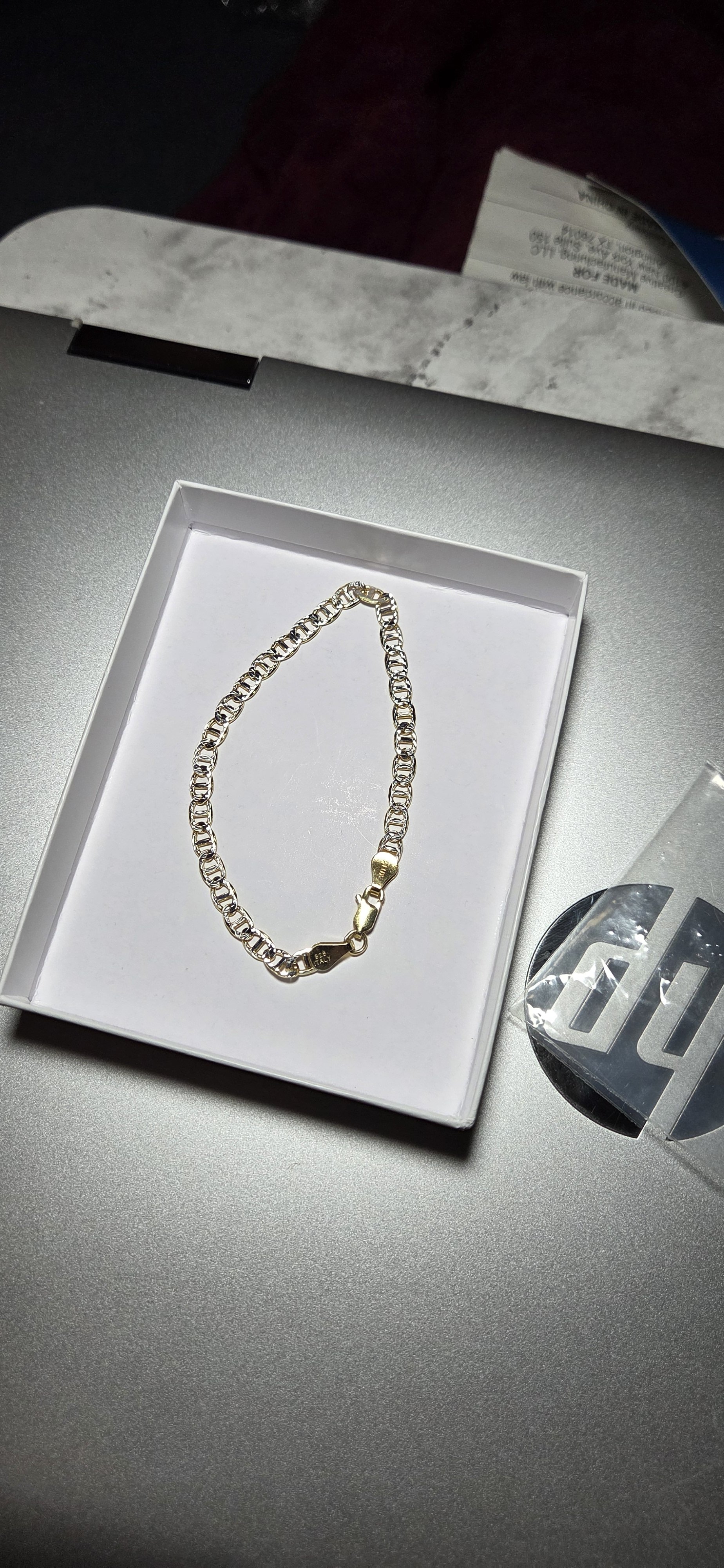 Timeless Gold and Silver Chain Bracelet