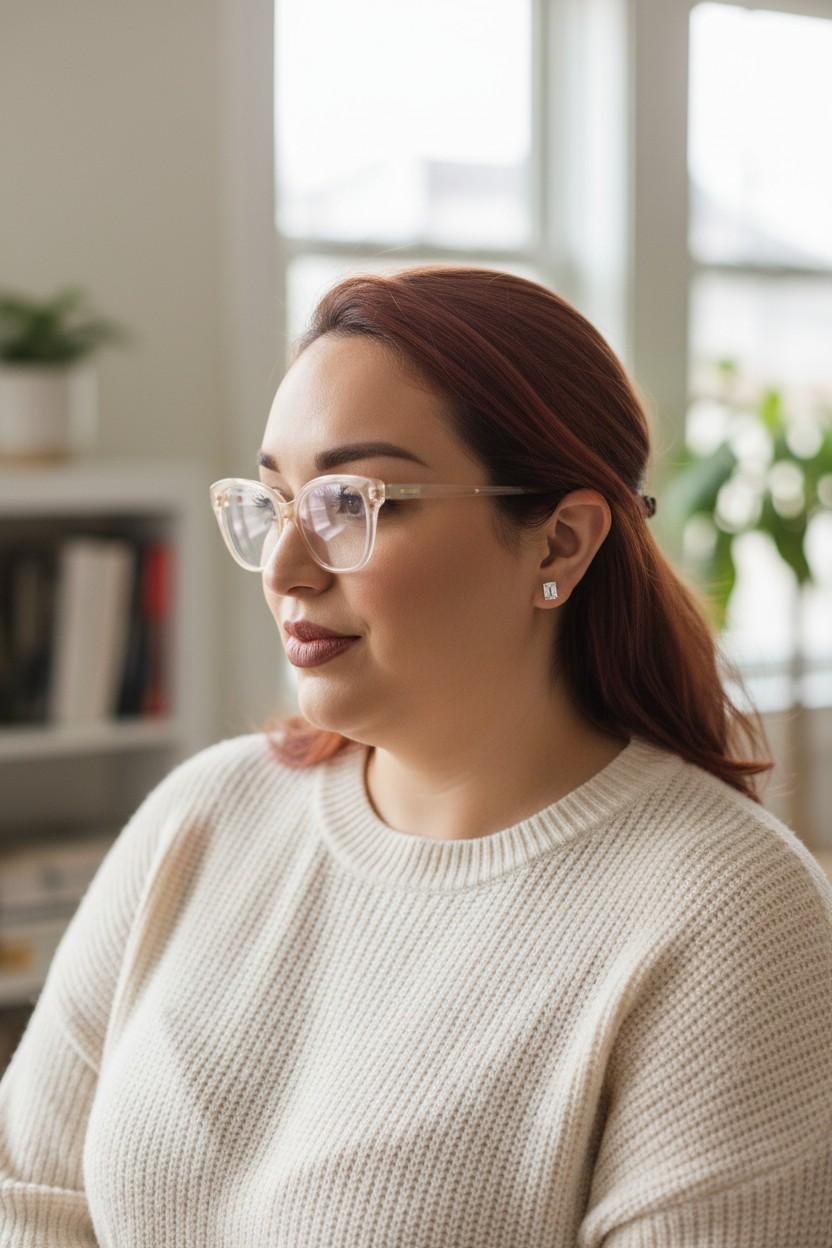 Sterling Silver Square-Cut Earrings