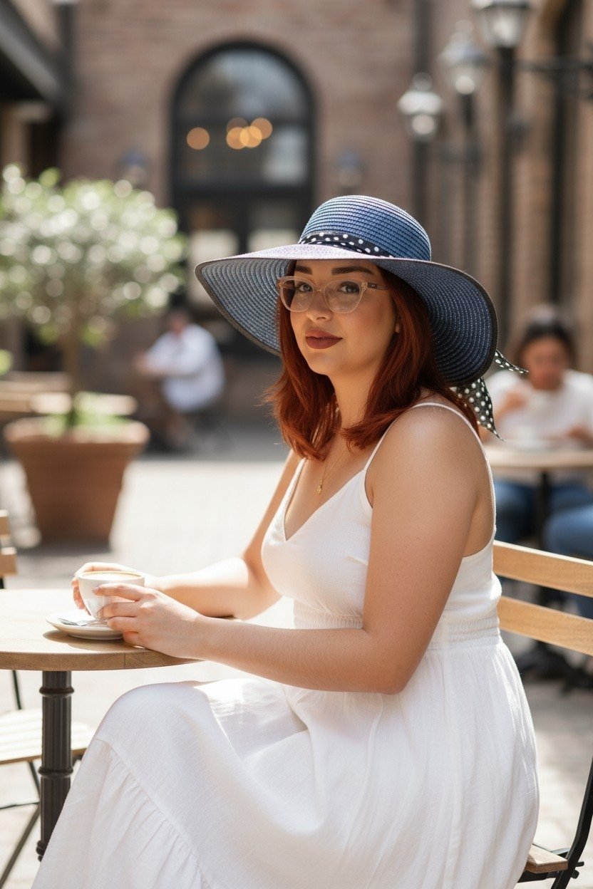 Breathable Wide Brim Straw Hat