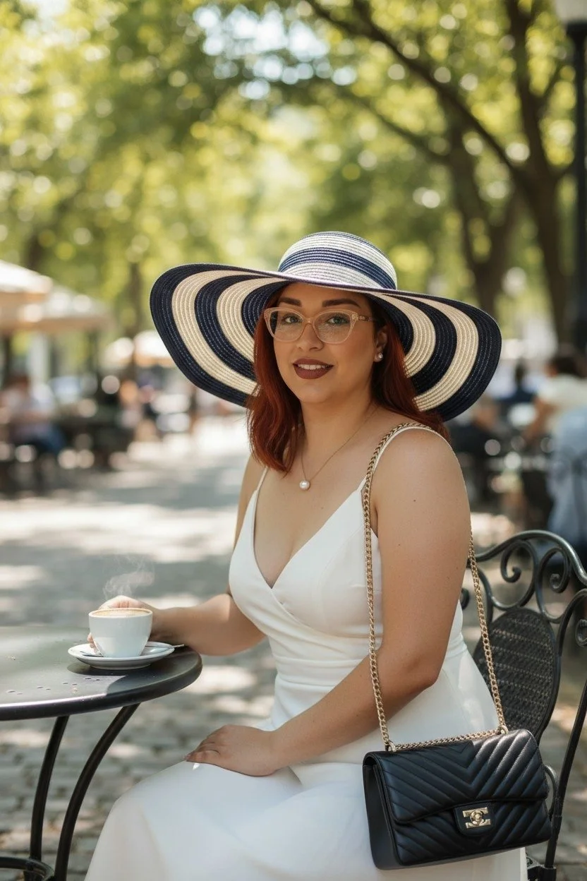 Chic UPF 50+ Travel Straw Hat