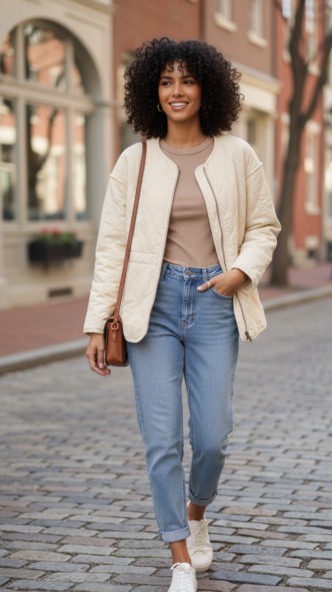 Elegant Quilted Jacket