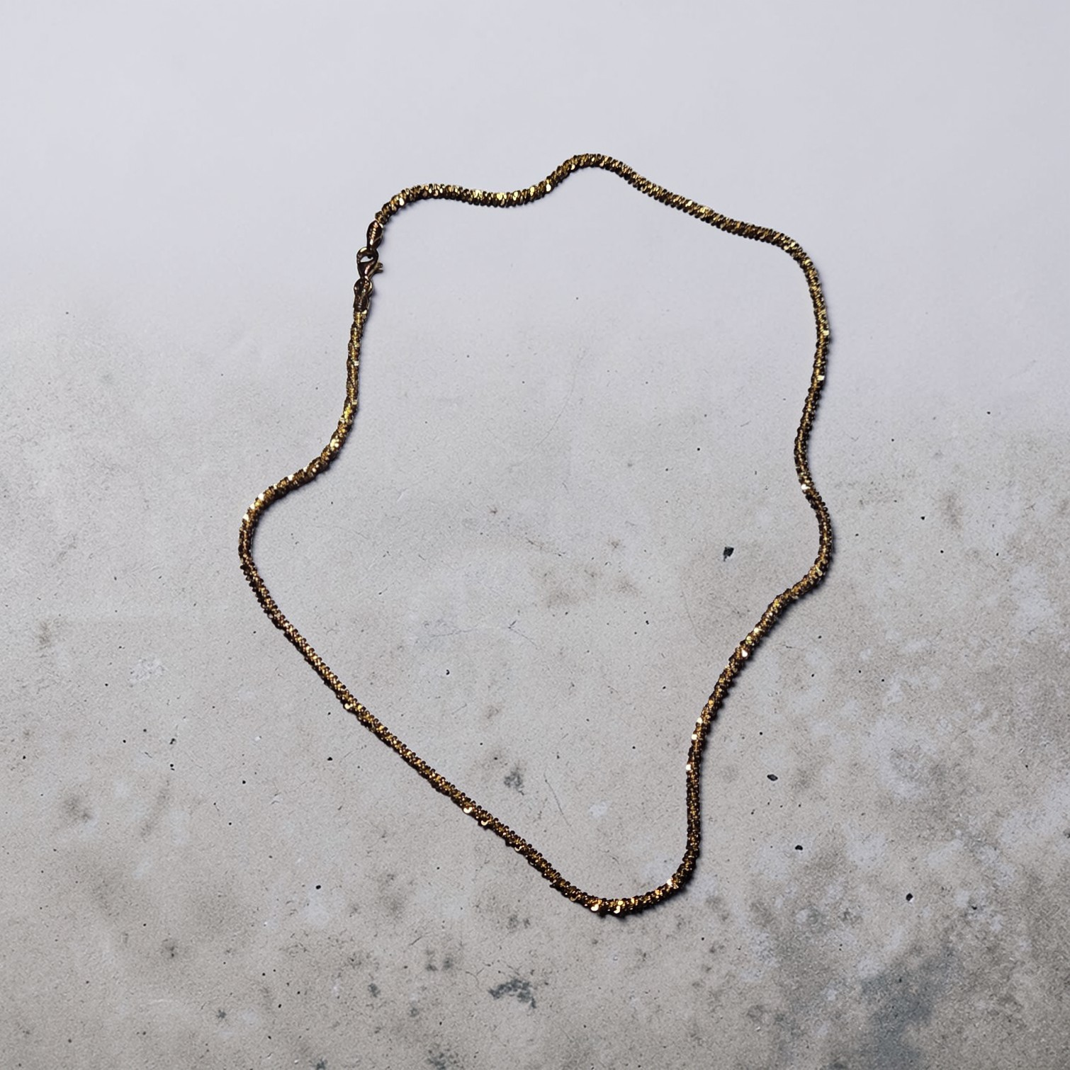 Elegant Sterling Gold Necklace
