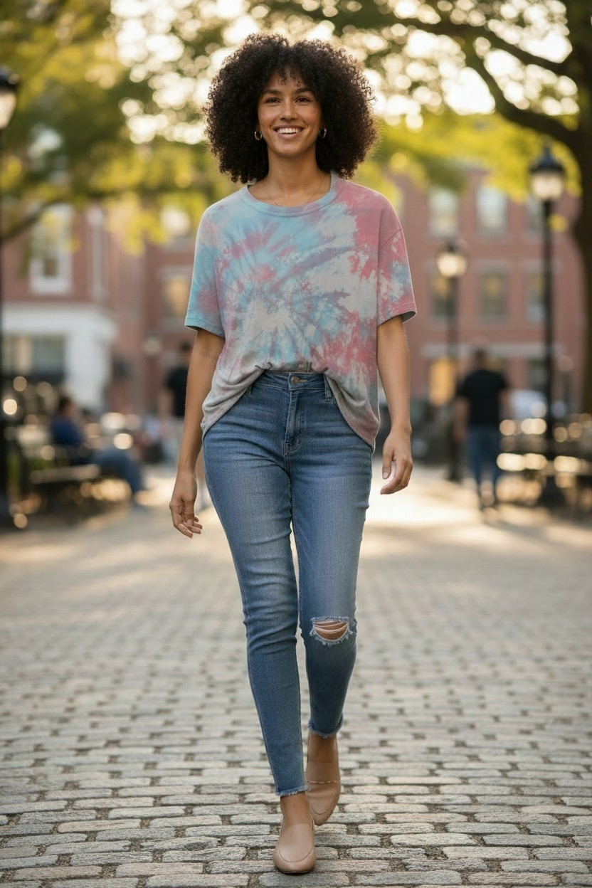 Tie-Dye Casual Tee