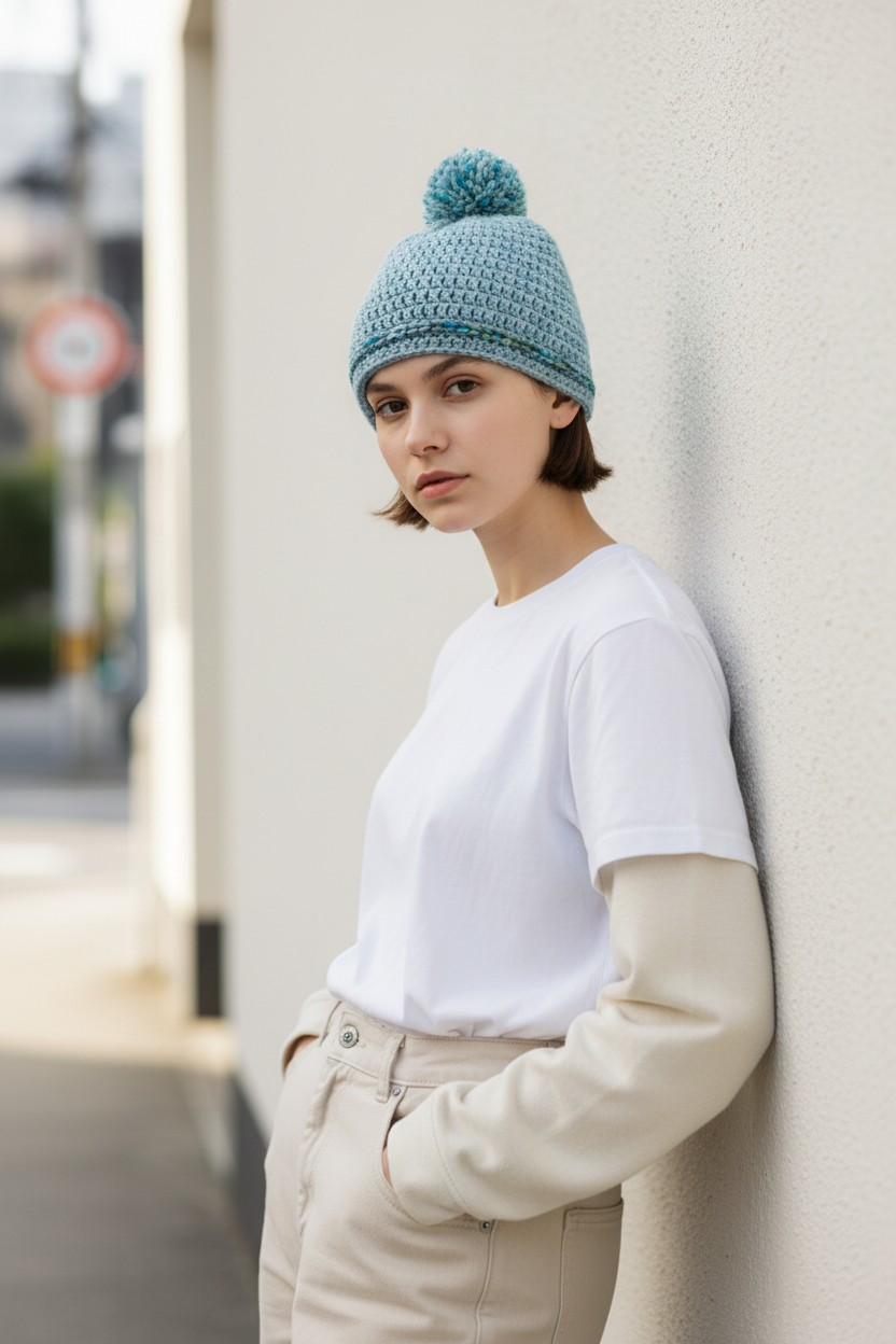 Cozy Hand Knitted Kids Hat