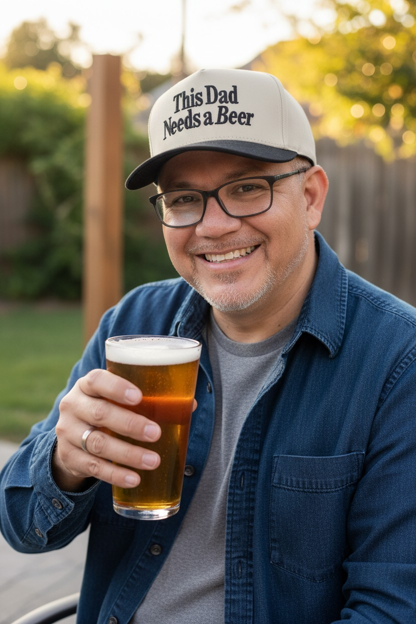 Beer-Loving Dad Snapback Hat