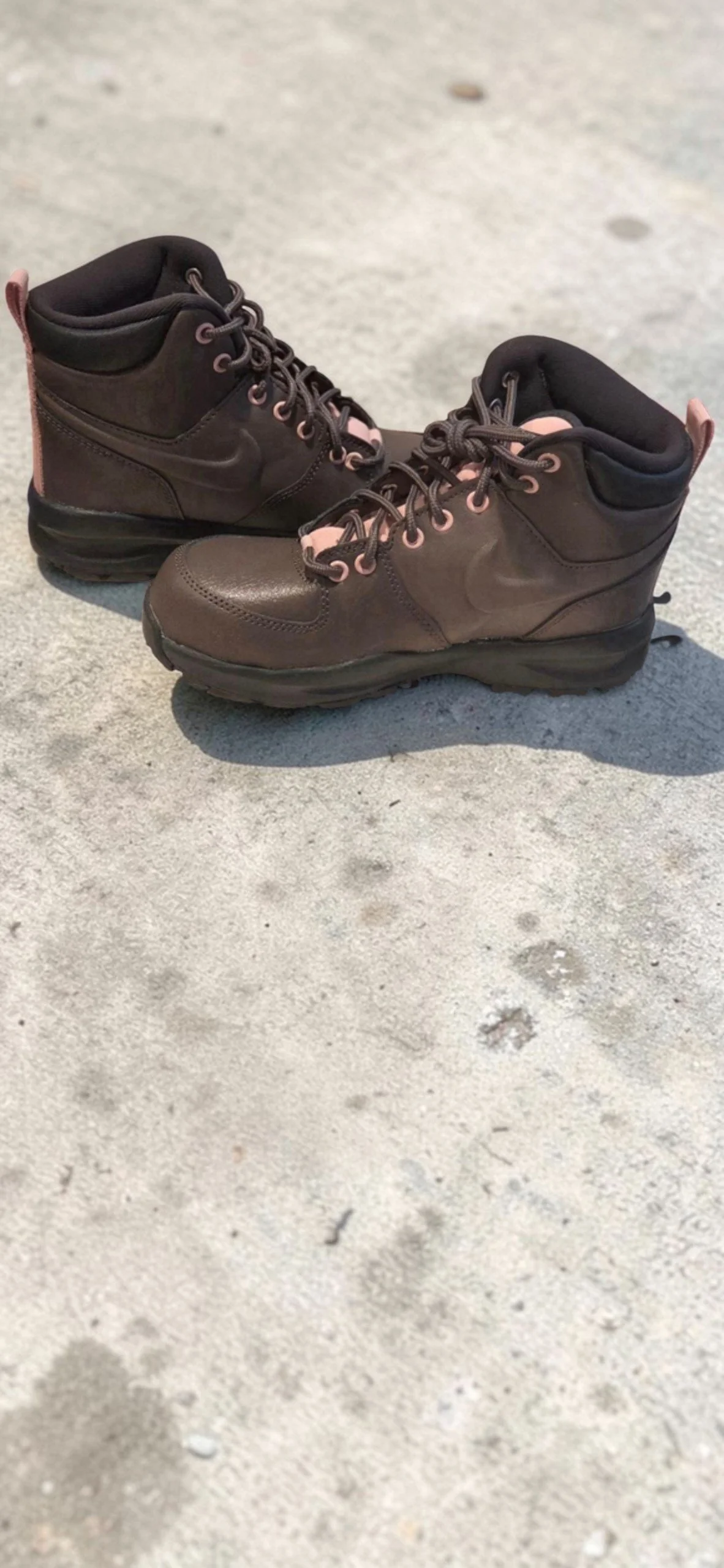Youth Adventure Boots - Brown & Pink