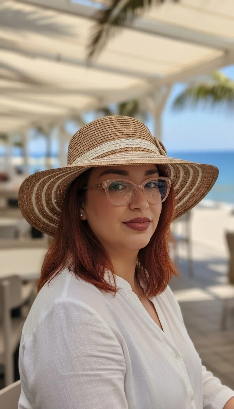 Chic Wide Brim Straw Hat