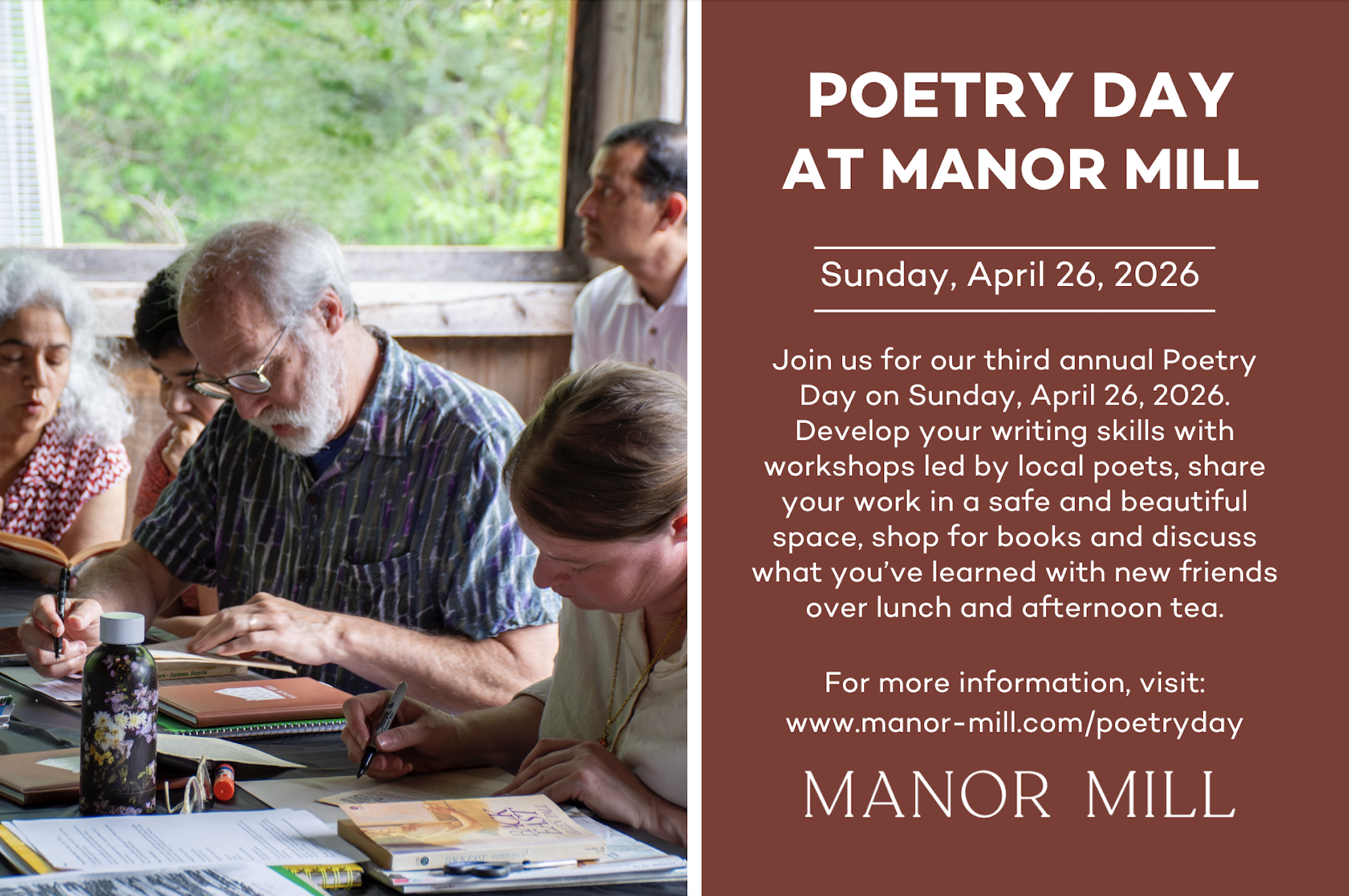 Manor Mill Poetry Day 2026