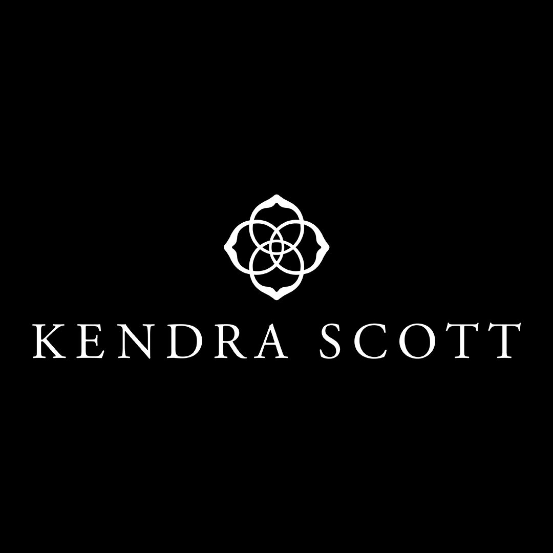 Kendra Scott white on black logo