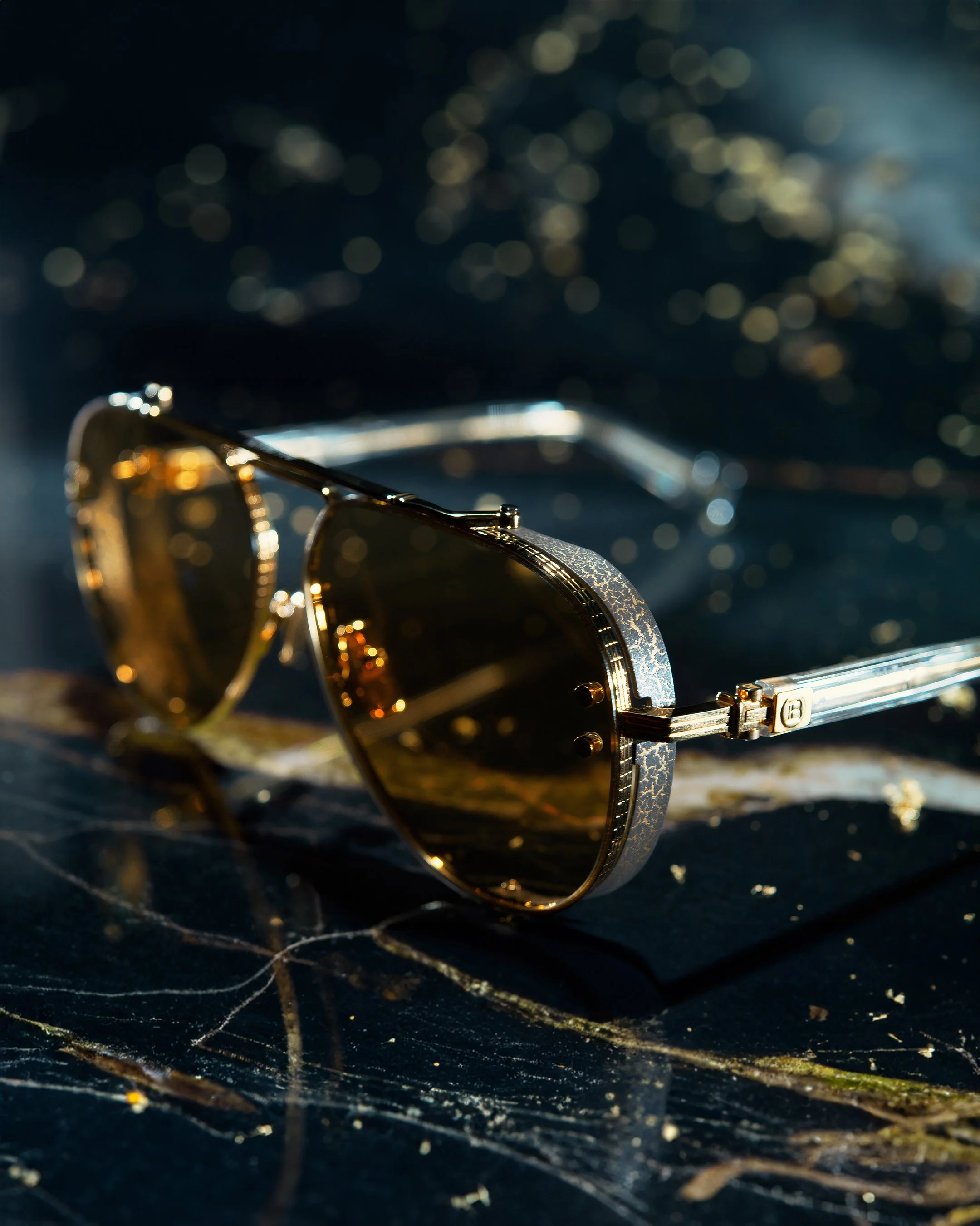 Balmain Capitaine sunglasses close-up