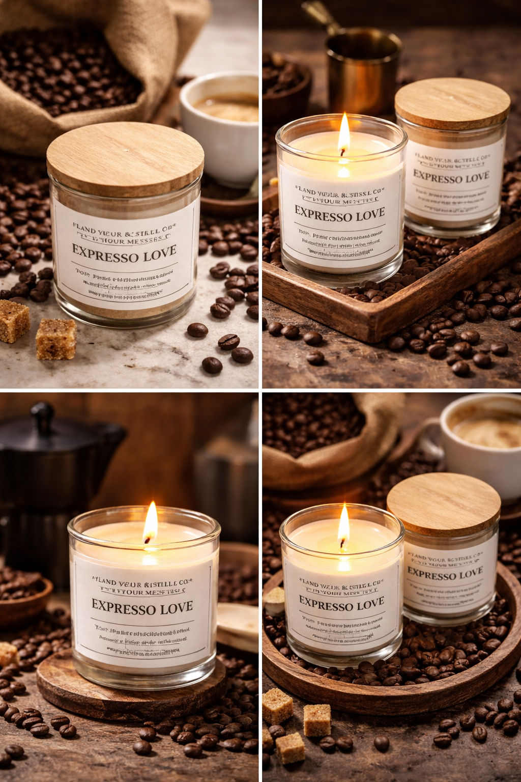 Expresso Love | Fresh Brewed Coffee Soy Wax Candle