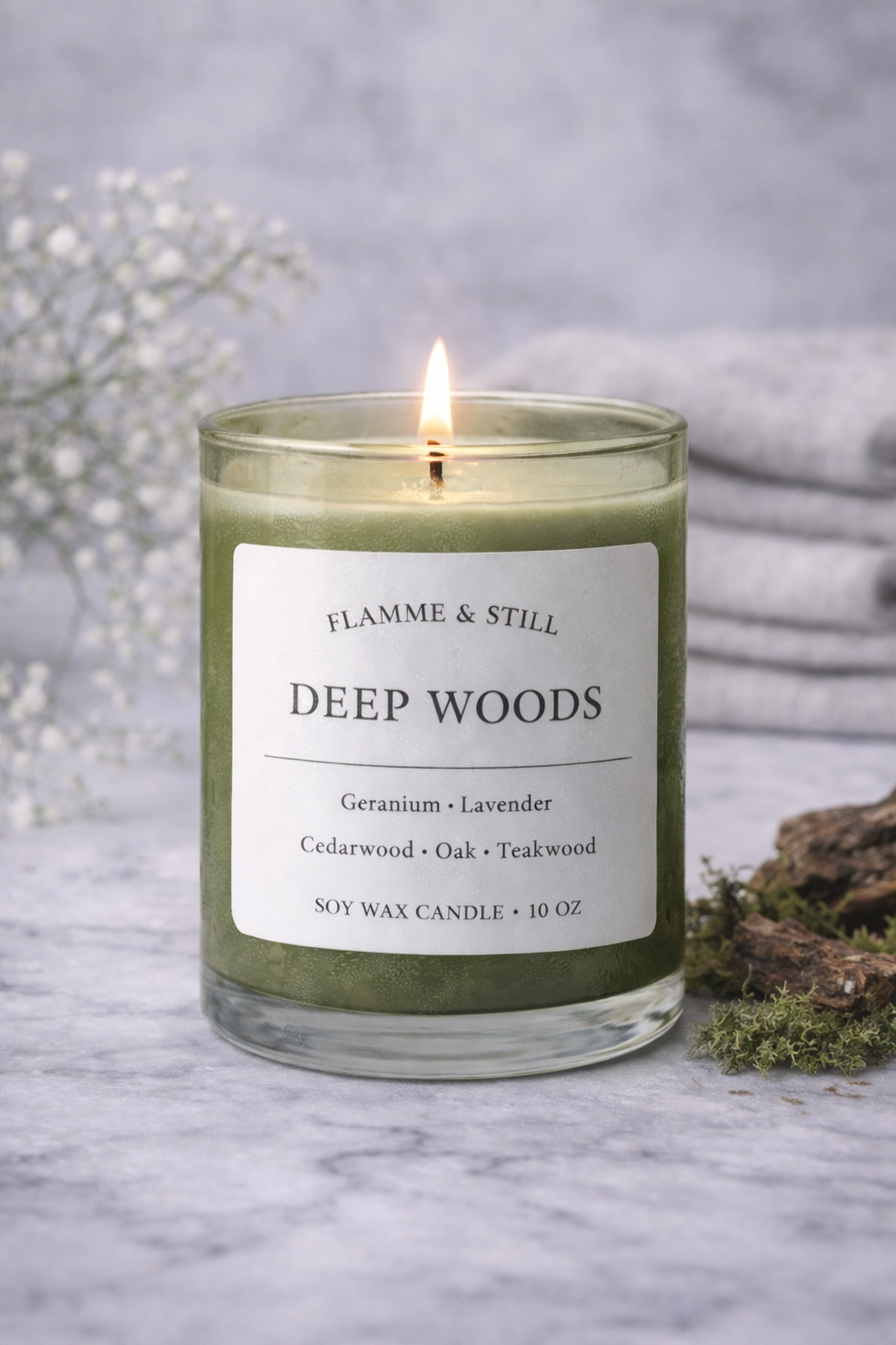 Deep Woods | Mahogany Teakwood Soy Wax Candle