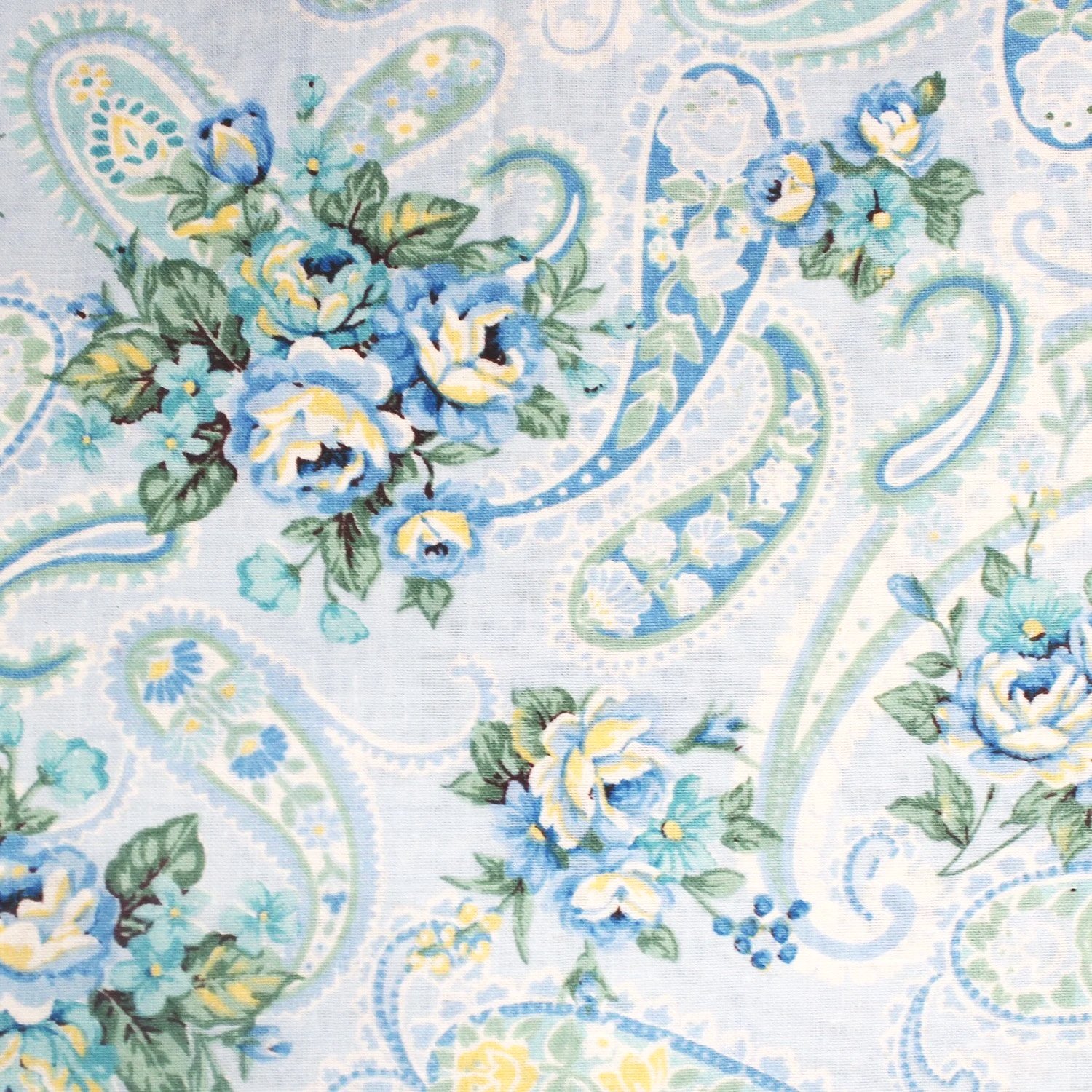 Teal Paisley