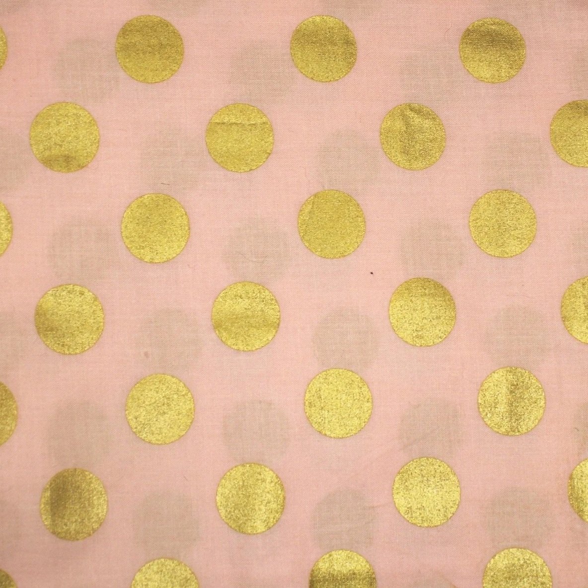 Pink and Gold Polkadots