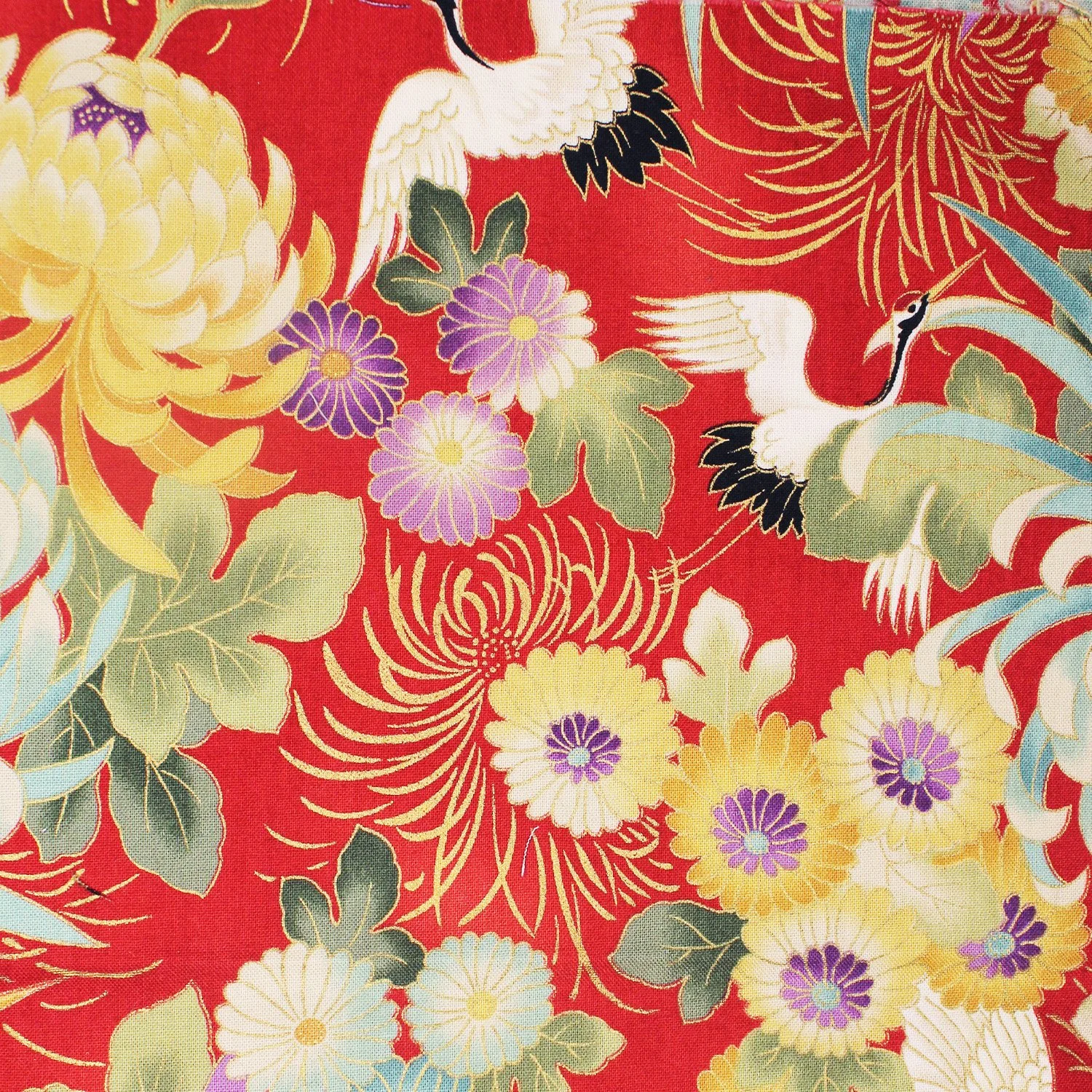Cranes and Chrysanthemums
