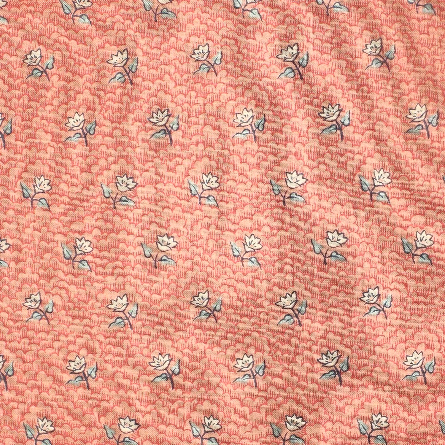 White Florals on Pink