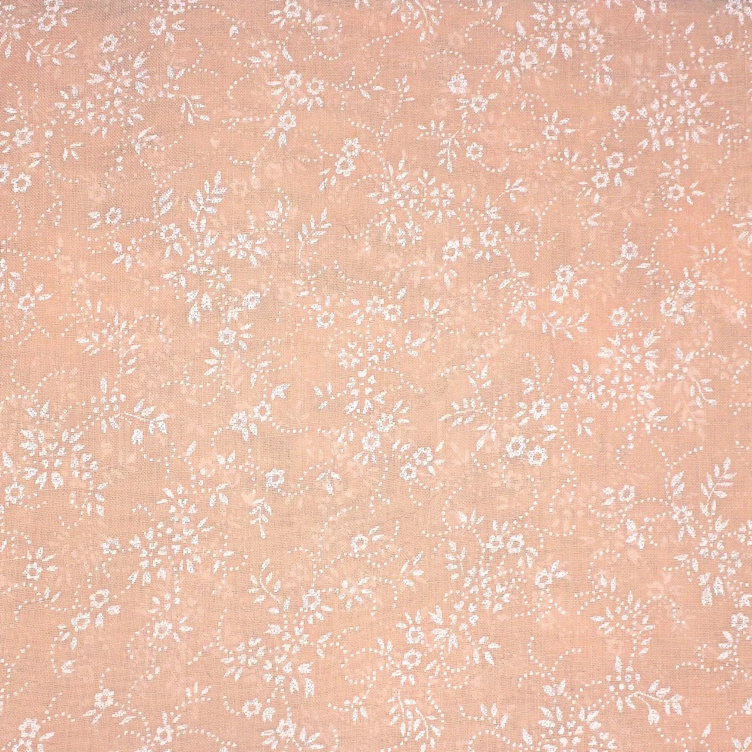 Peach Ditsy Floral