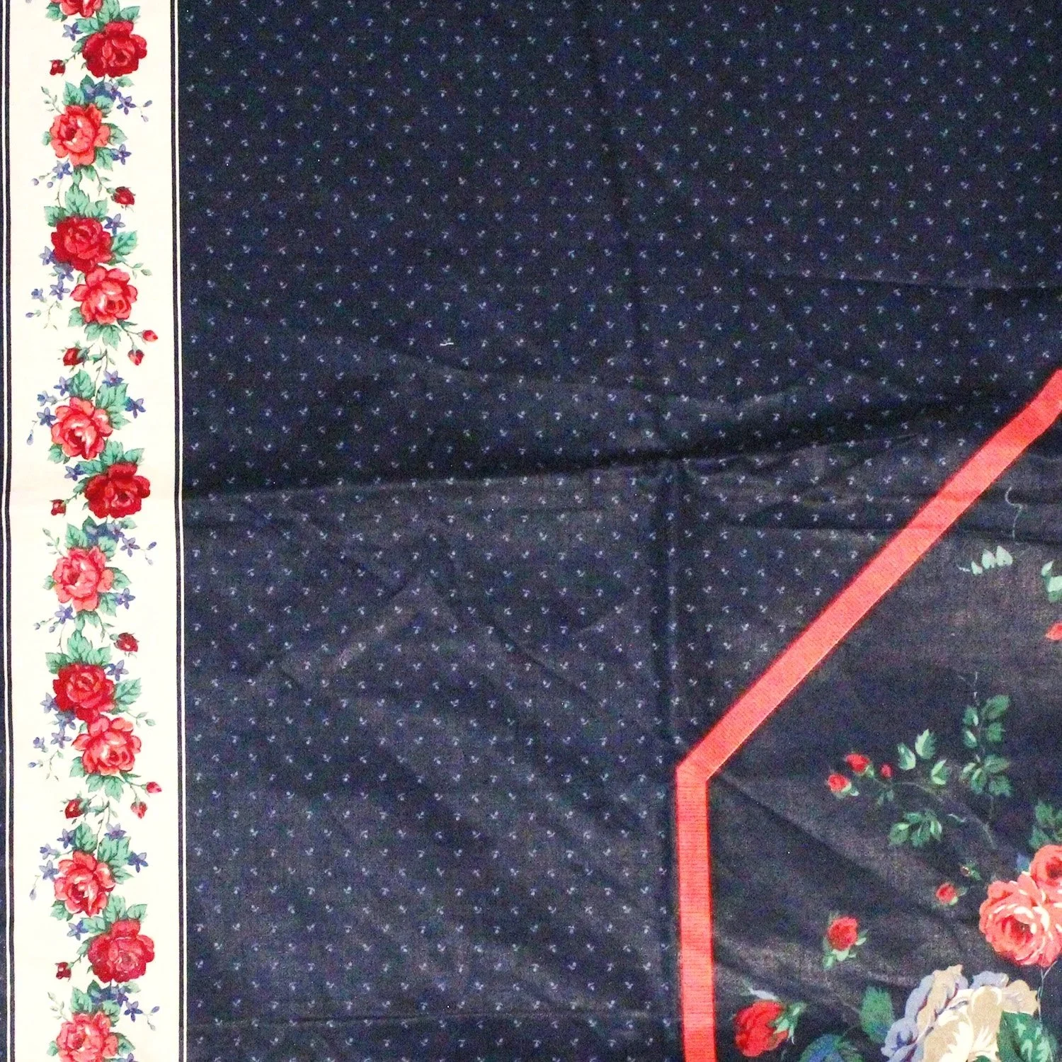 Dark Blue Chintz
